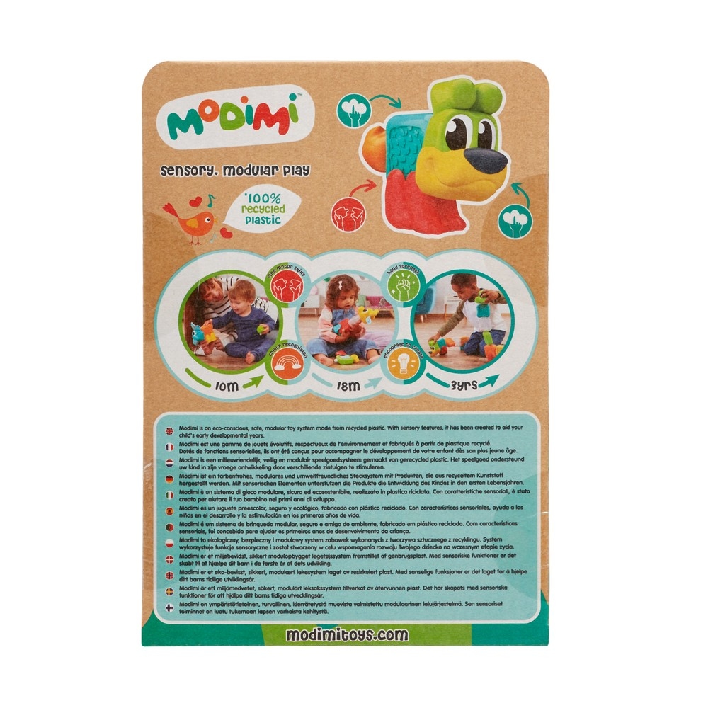 موديمي ديكستر الكلب لعبة حسّية للرضّع من عمر 0 إلى 2 سنة