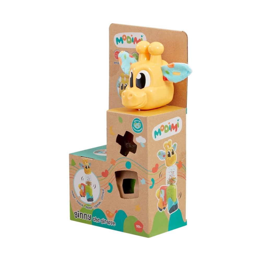 موديمي جيني الزرافة لعبة حسّية للرضّع من عمر 0 إلى 2 سنة