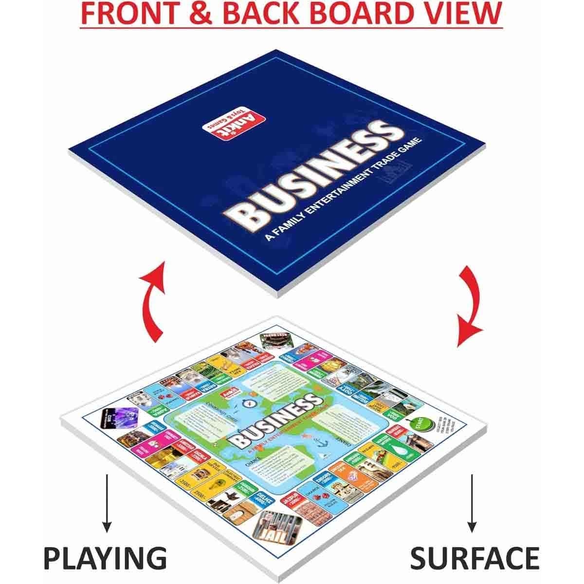 مونوبولي مجموعة لعبة الورق مع لعبة سيكويل جامبو ولعبة البزنس اللوحية من أنكيت تويز، للجنسين، 5-7 سنوات