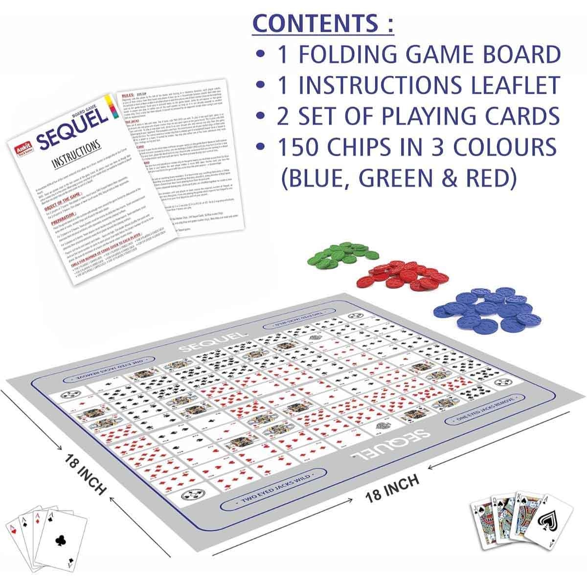 مونوبولي مجموعة لعبة الورق مع لعبة سيكويل جامبو ولعبة البزنس اللوحية من أنكيت تويز، للجنسين، 5-7 سنوات