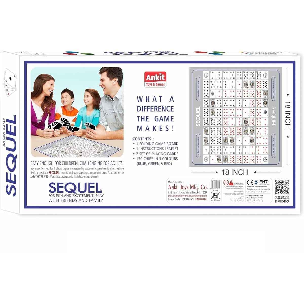 مونوبولي مجموعة لعبة الورق مع لعبة سيكويل جامبو ولعبة البزنس اللوحية من أنكيت تويز، للجنسين، 5-7 سنوات