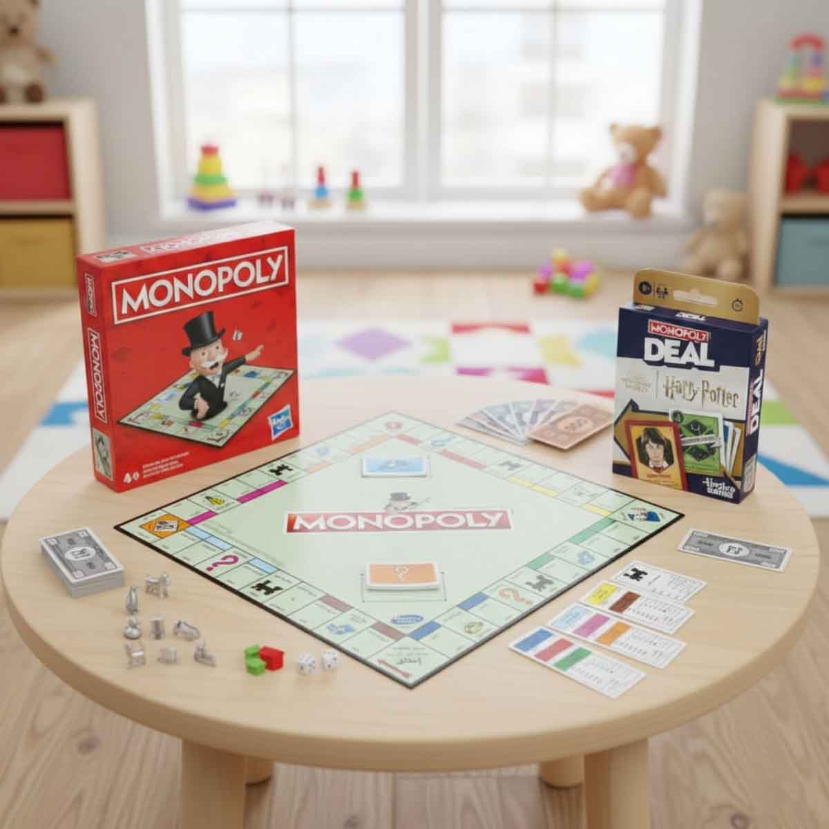 مونوبولي ديل هاري بوتر مجموعة اللعبة مع اللعبة اللوحية الكلاسيكية، للجنسين، 8-10 سنوات