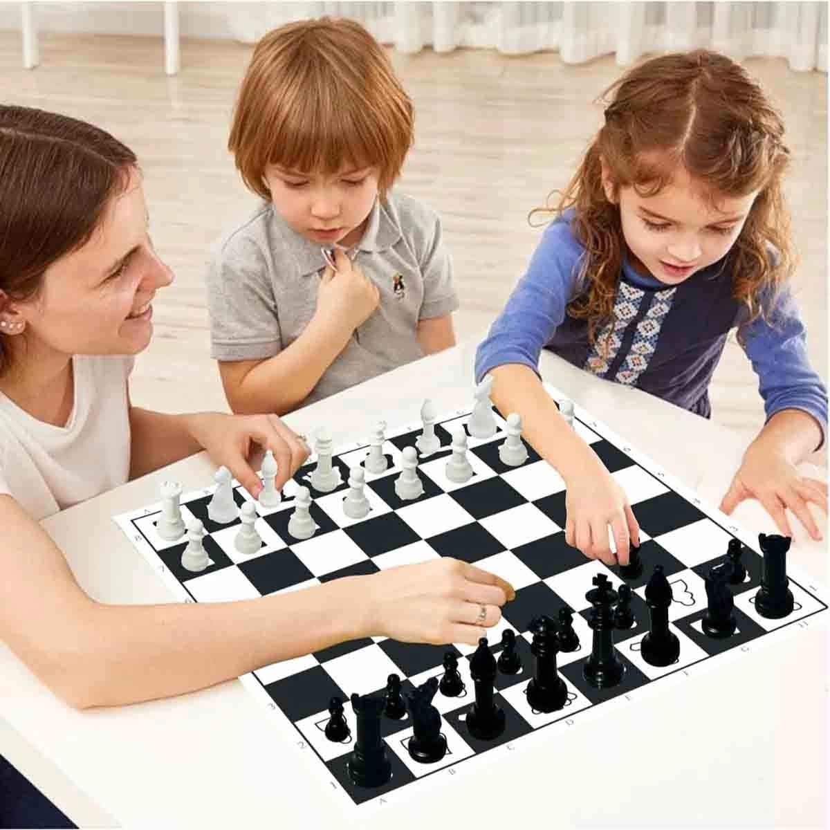 مونوبولي ستيتش مجموعة اللعبة مع شطرنج جامبو ولودو من أنكيت تويز، للجنسين، 8-10 سنوات