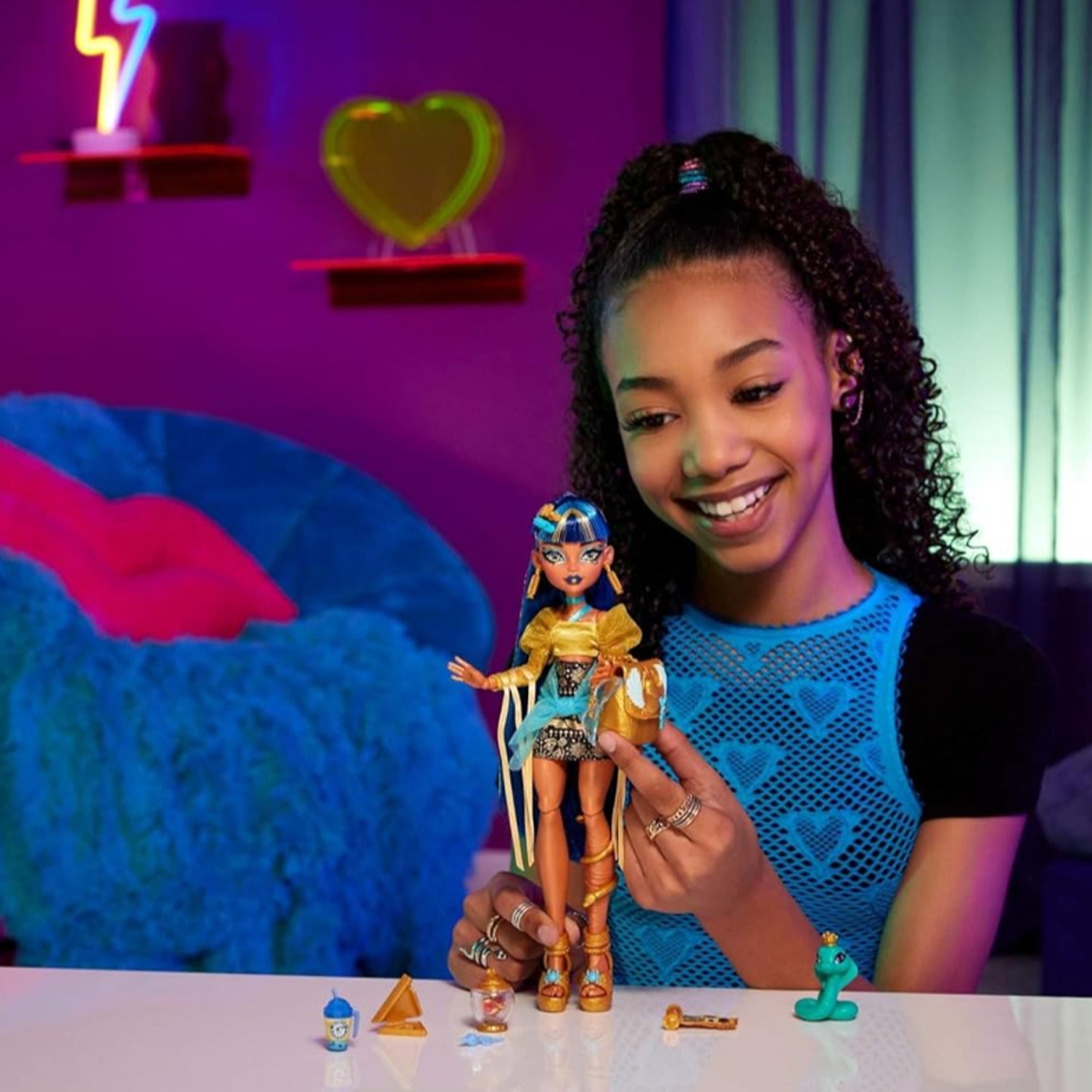 مونستر هاي دمية فاشن كليو للبنات، 5-7 سنوات