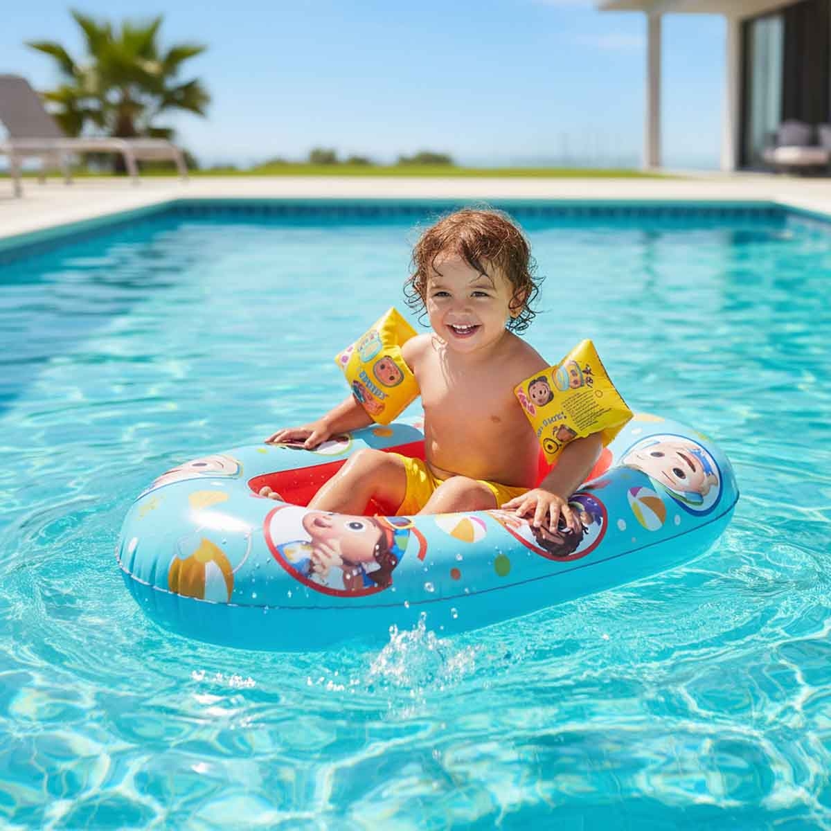 كوكميلون قارب قابل للنفخ للجنسين، 3-4 سنوات