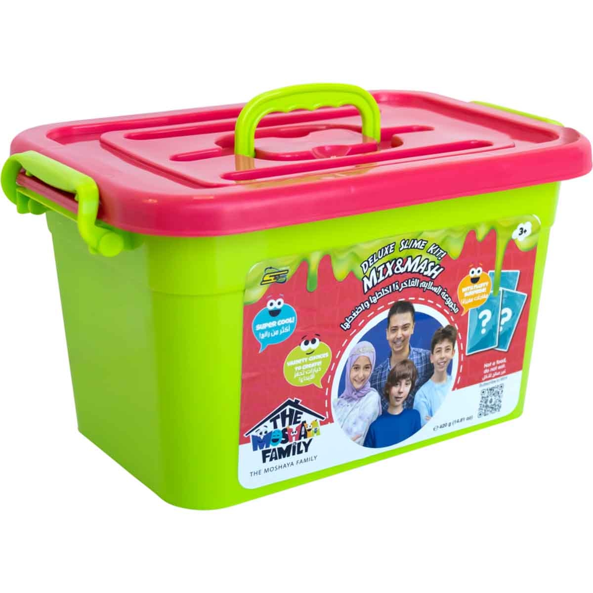 موشايا فاميلي مجموعة سلايم ديلوكس ميكس آند ماش للأطفال بعمر 3-4 سنوات