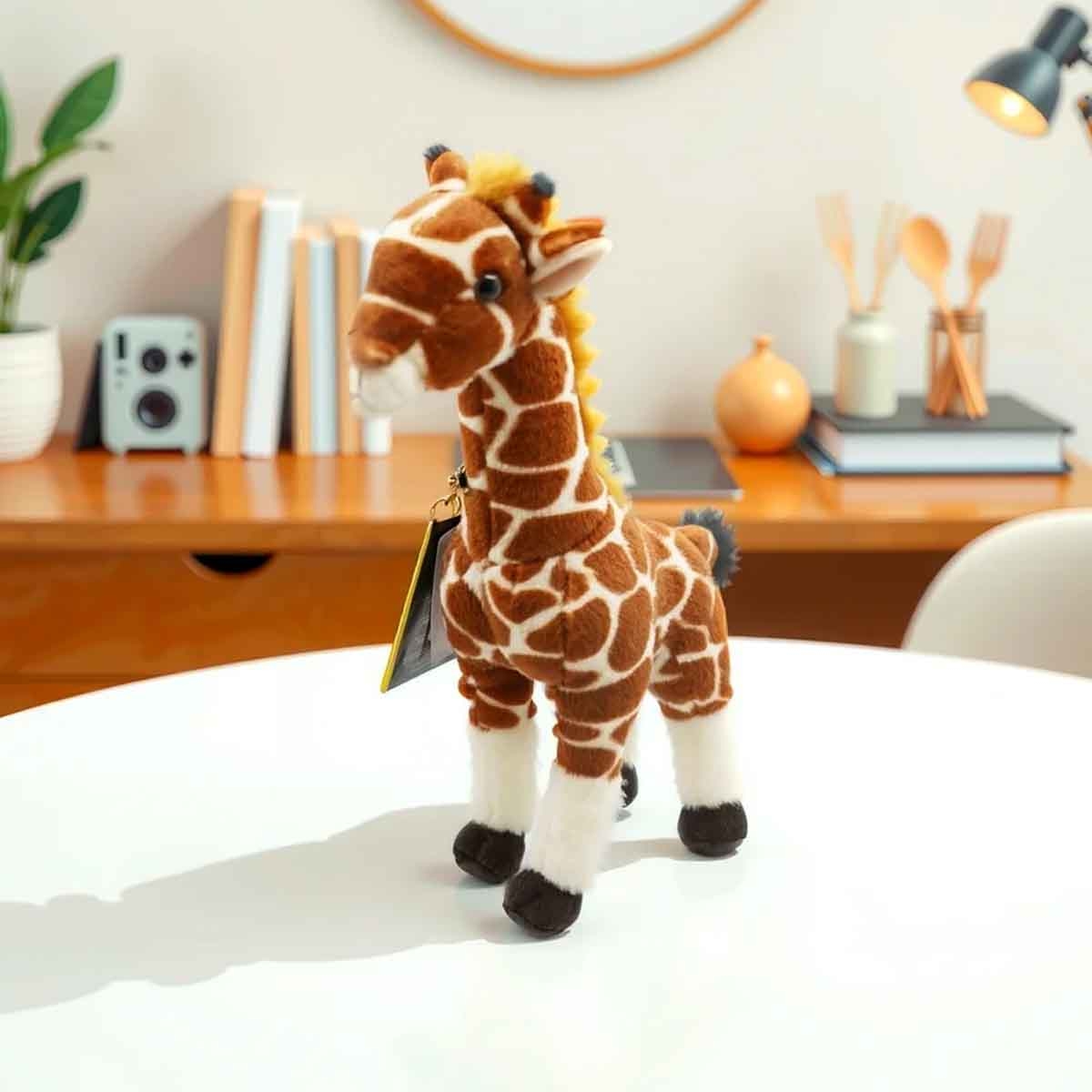 ناشيونال جيوغرافيك لعبة محشوة زرافة فاخرة 12 انش للجنسين، عمر 3-4 سنوات