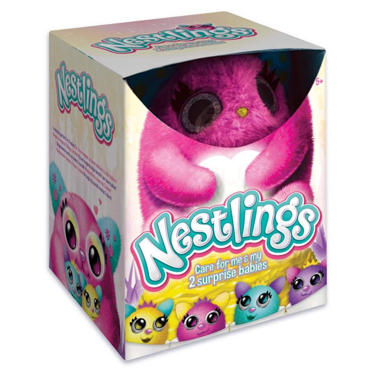 نستلينغز حيوان أليف تفاعلي متنوع مع طفلين مفاجئين للجنسين، 5-7 سنوات