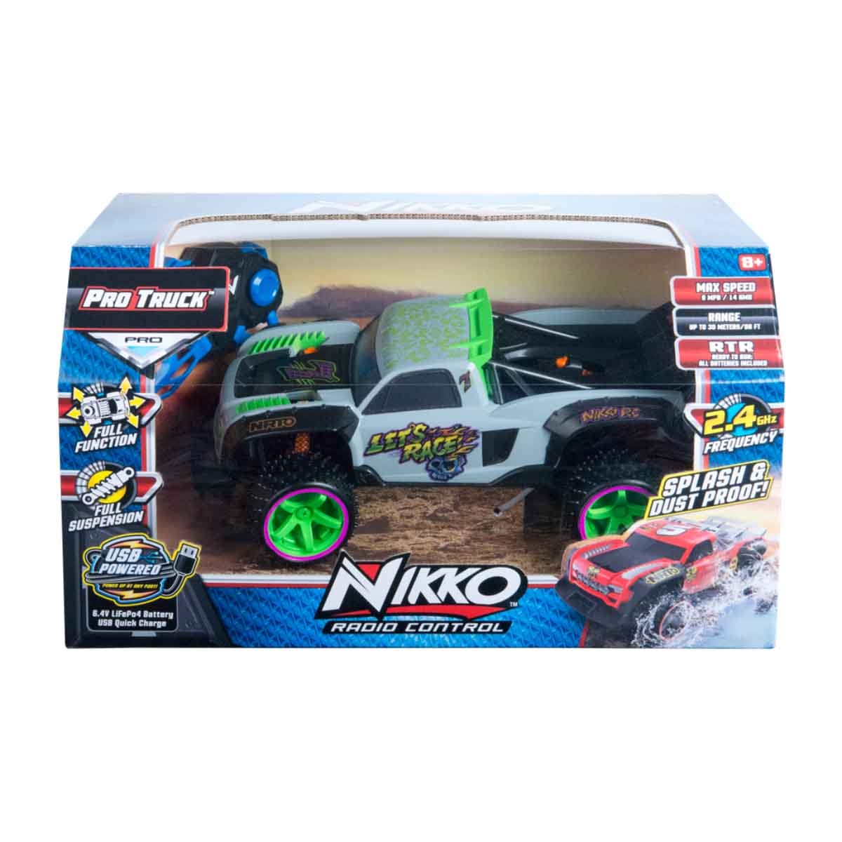 نييكو شاحنة برو 12 إنش بالريموت منوعة للأولاد، 5-7 سنوات