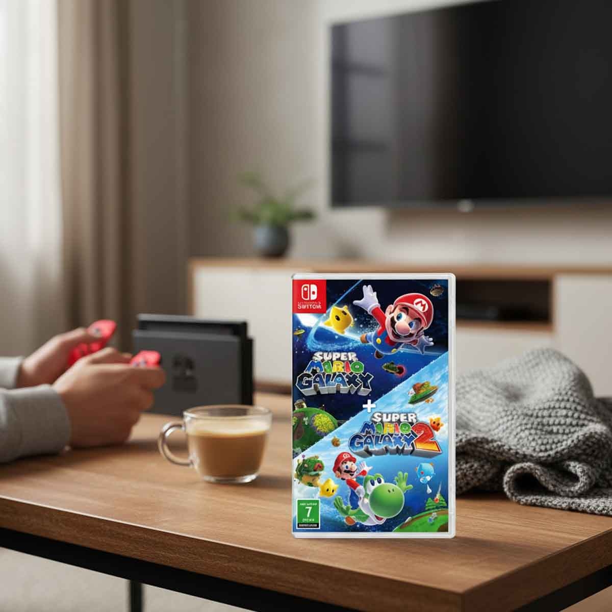 نينتندو لعبة سوبر ماريو غالاكسي وسوبر ماريو غالاكسي 2 لجهاز نينتندو سويتش