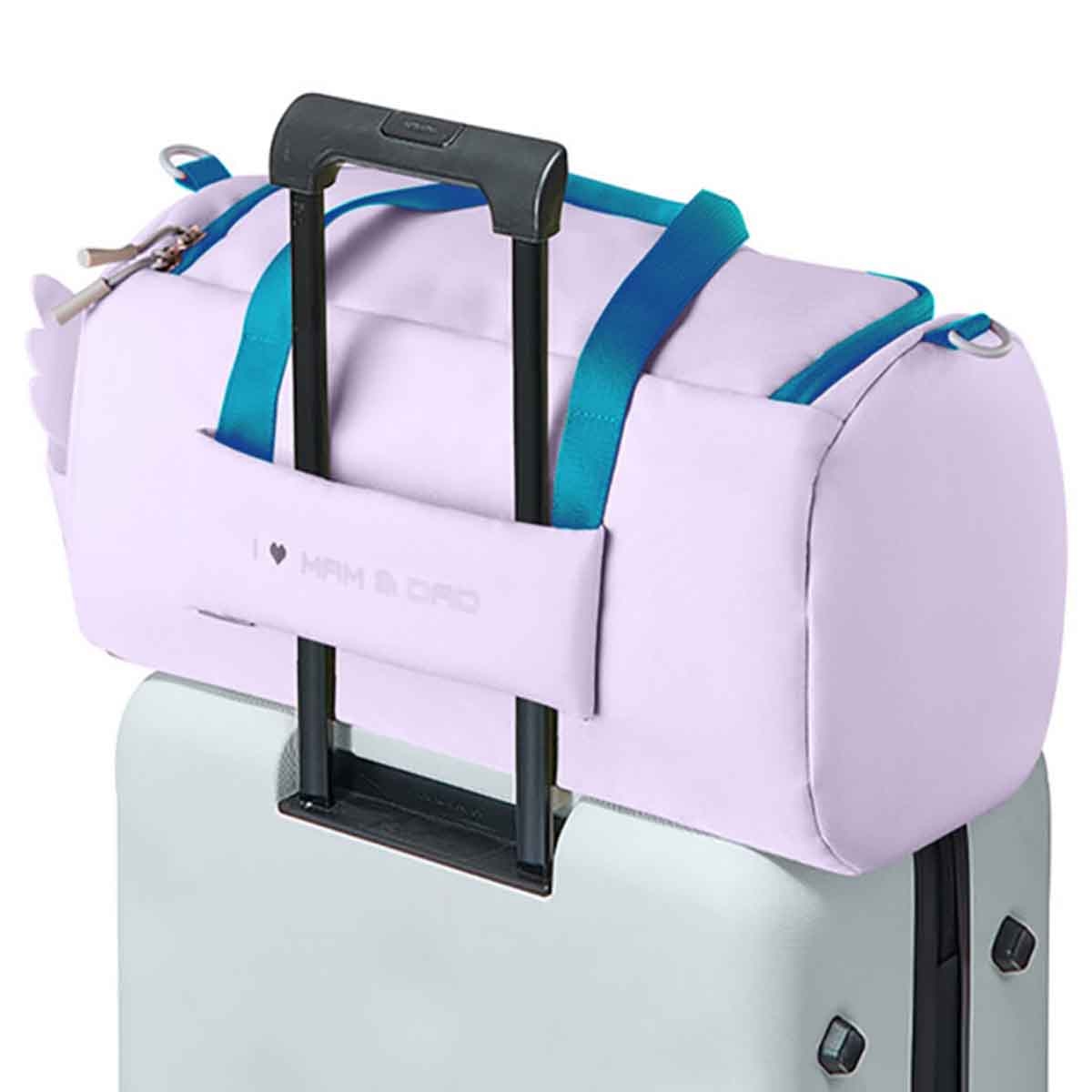 نوهو حقيبة كتف للأطفال على شكل حورية البحر باللون الأرجواني