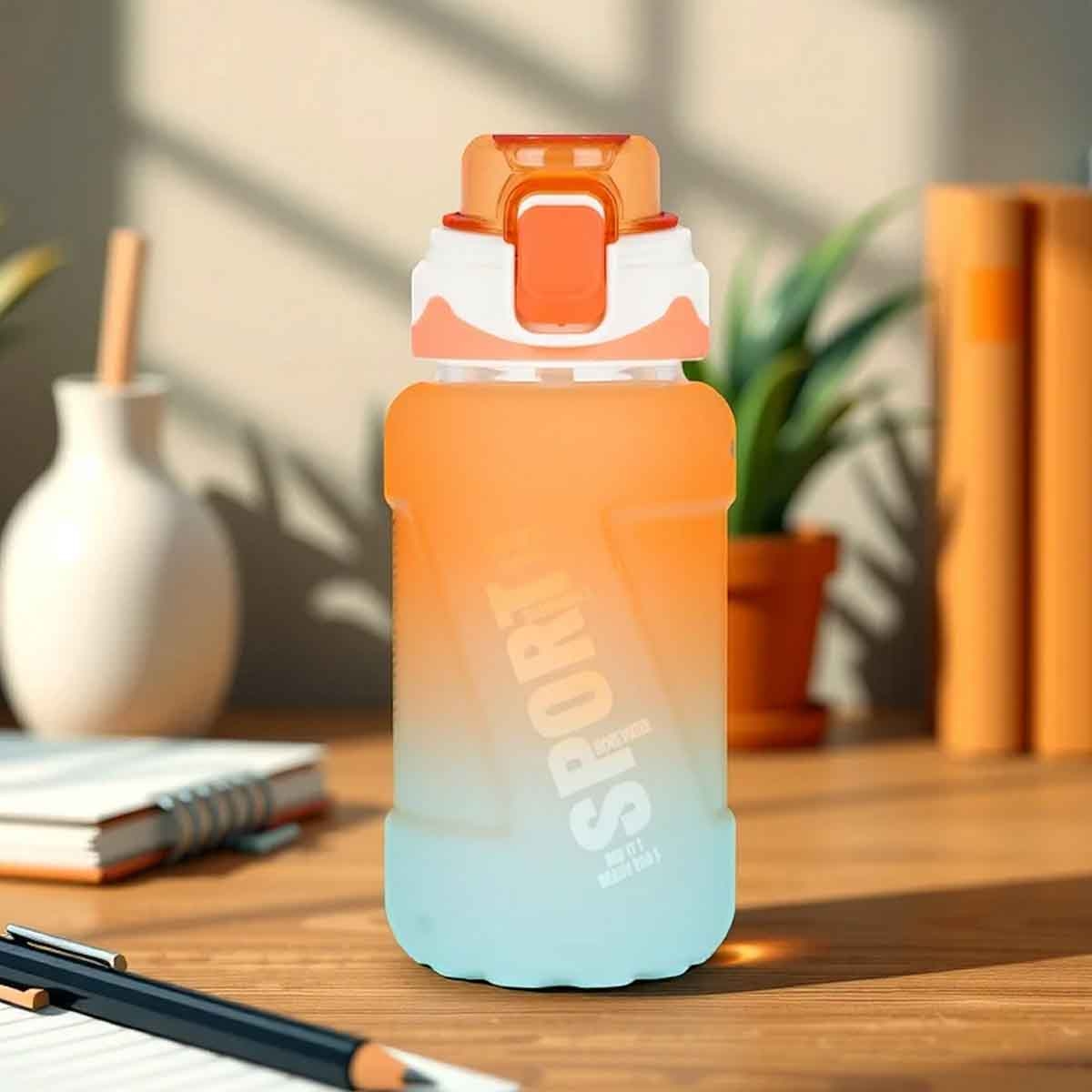 نوفا كيدز زجاجة ماء 550 مل بنفسجي مع شفاط للجنسين، 3-4 سنوات