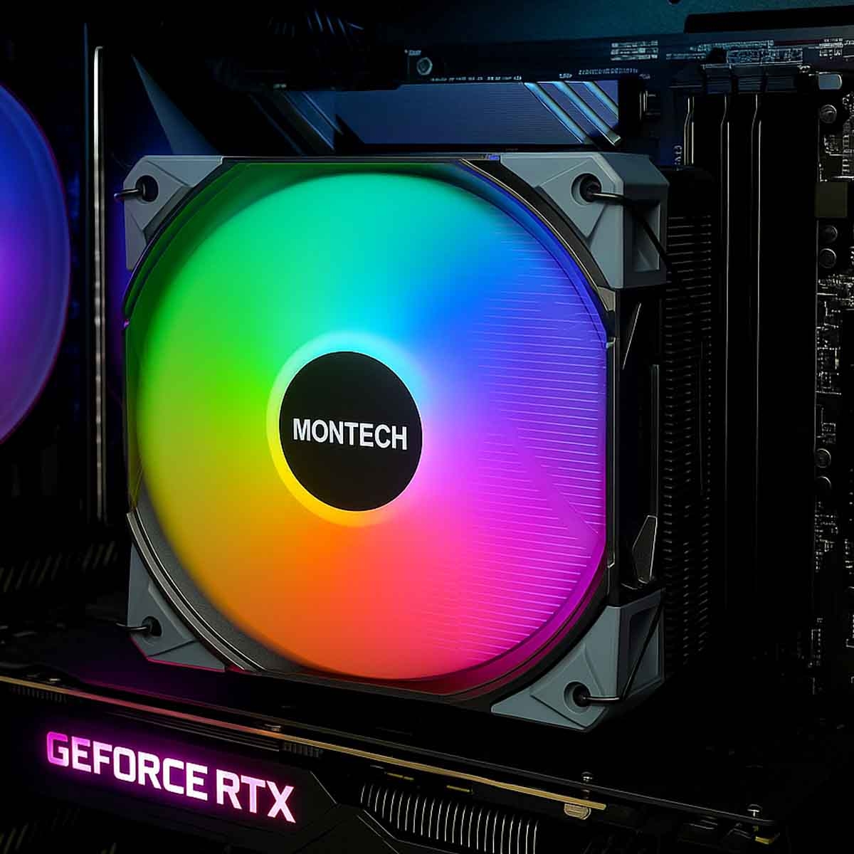 مونتيك مبرد هواء للمعالج NX400 بإضاءة ARGB