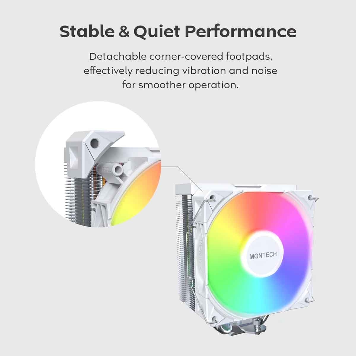 مونتيك مبرد معالج هوائي إن إكس400 بإضاءة إيه آر جي بي