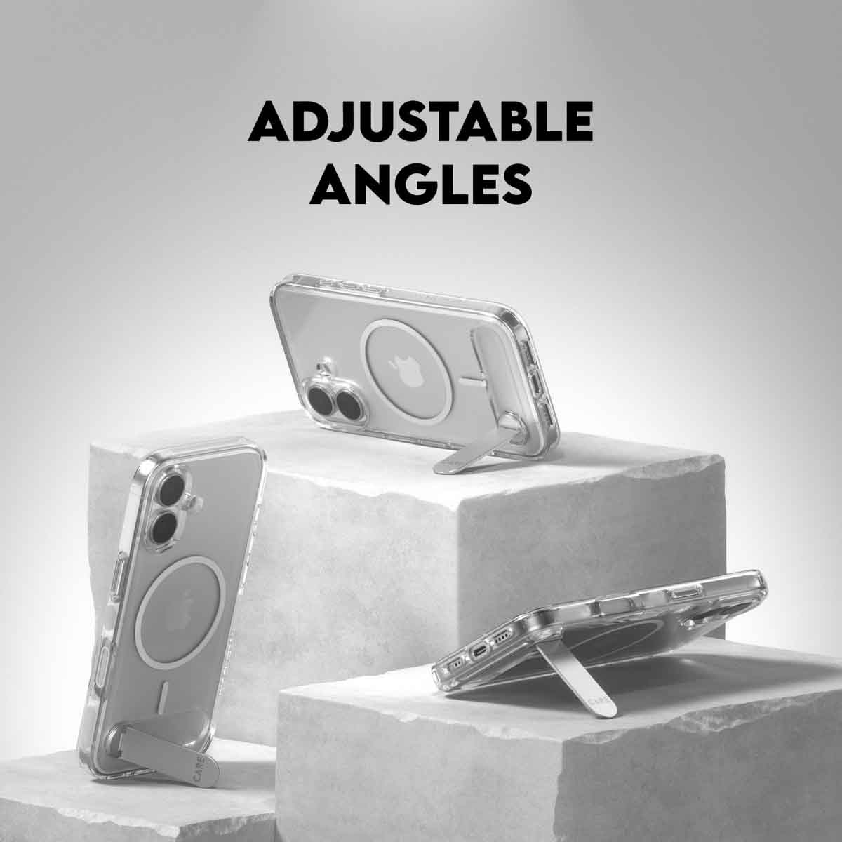 بانزر جلاس كير حافظة مع مسند لجوال ايفون 17