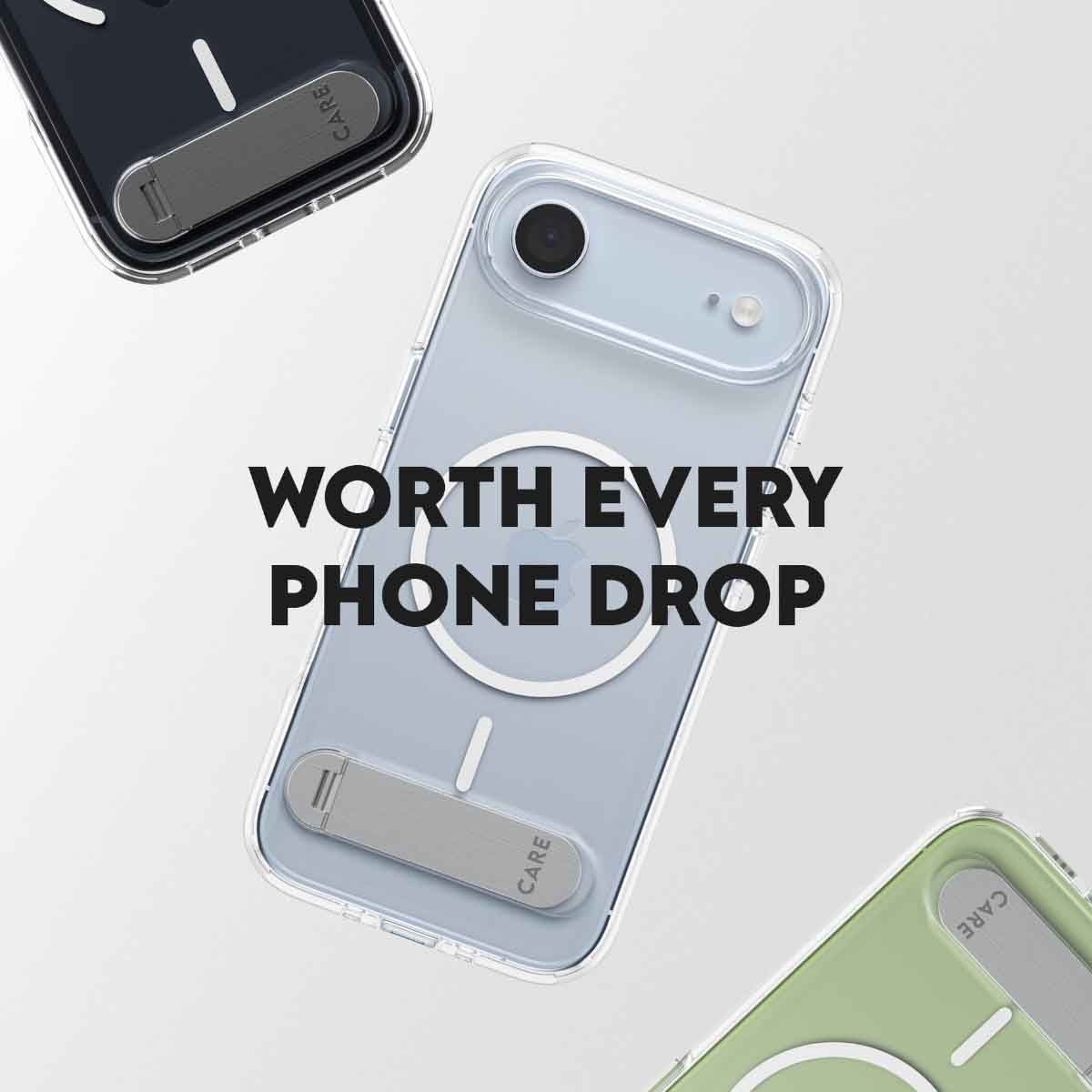 بانزر جلاس كير حافظة مع مسند لجوال ايفون 17 اير