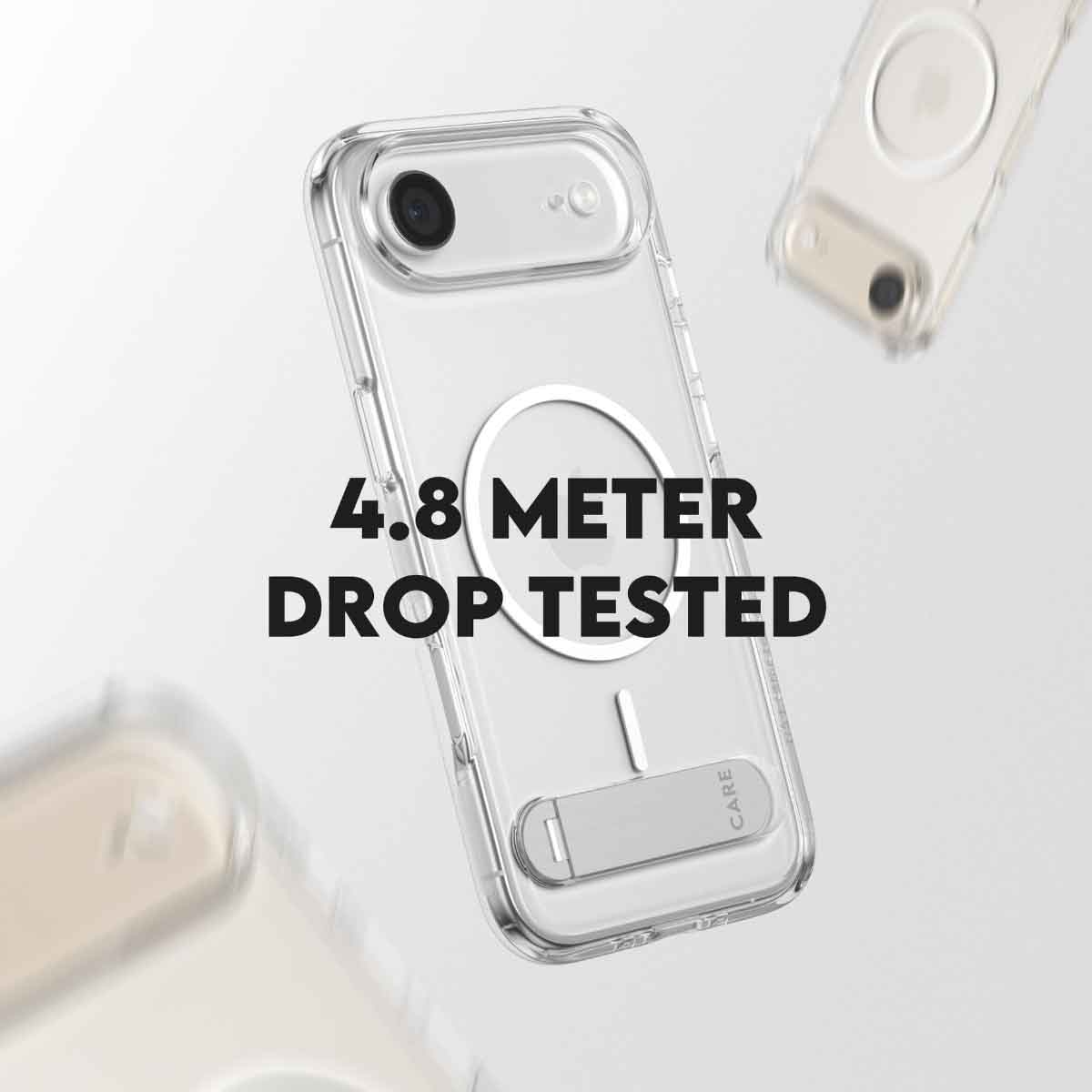 بانزر جلاس كير حافظة مع مسند لجوال ايفون 17 اير