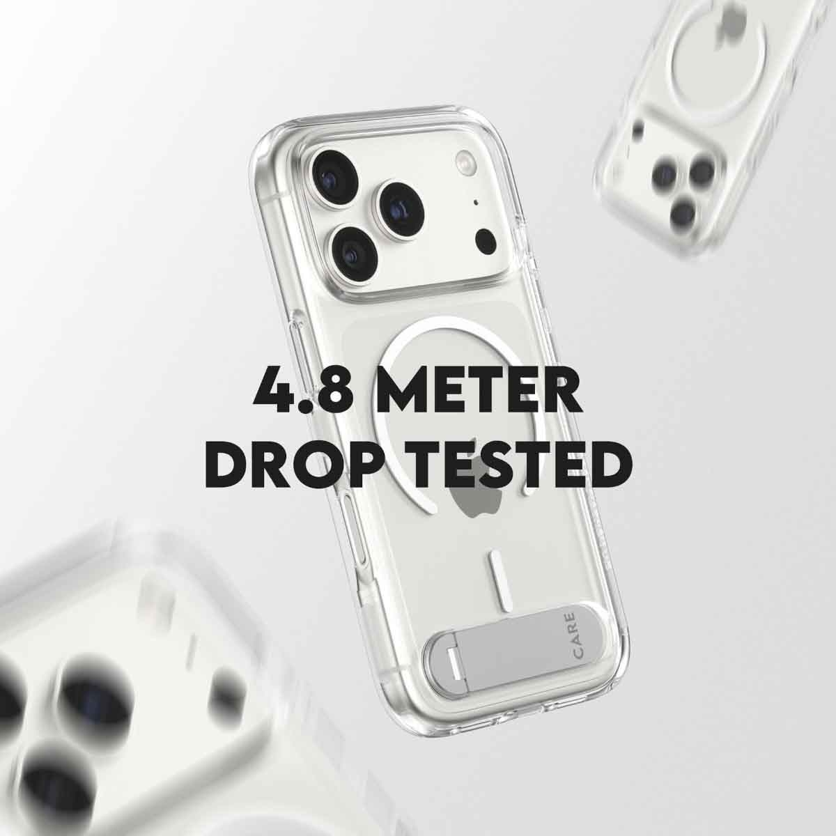 بانزر جلاس كير حافظة مع مسند لجوال ايفون 17 برو