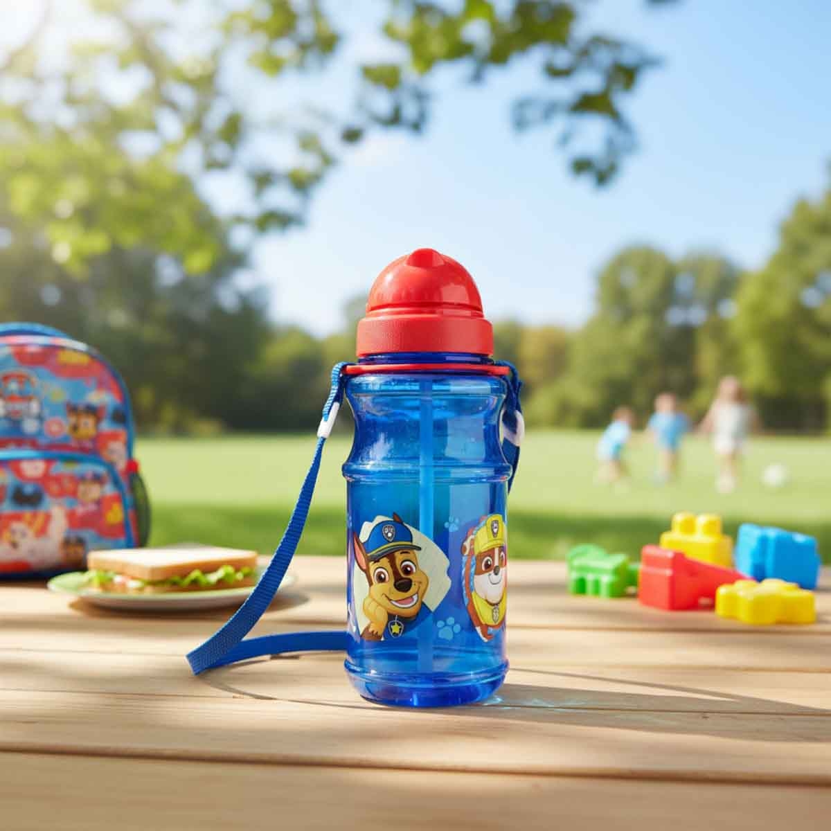 باو باترول زجاجة ماء شفافة خالية من BPA