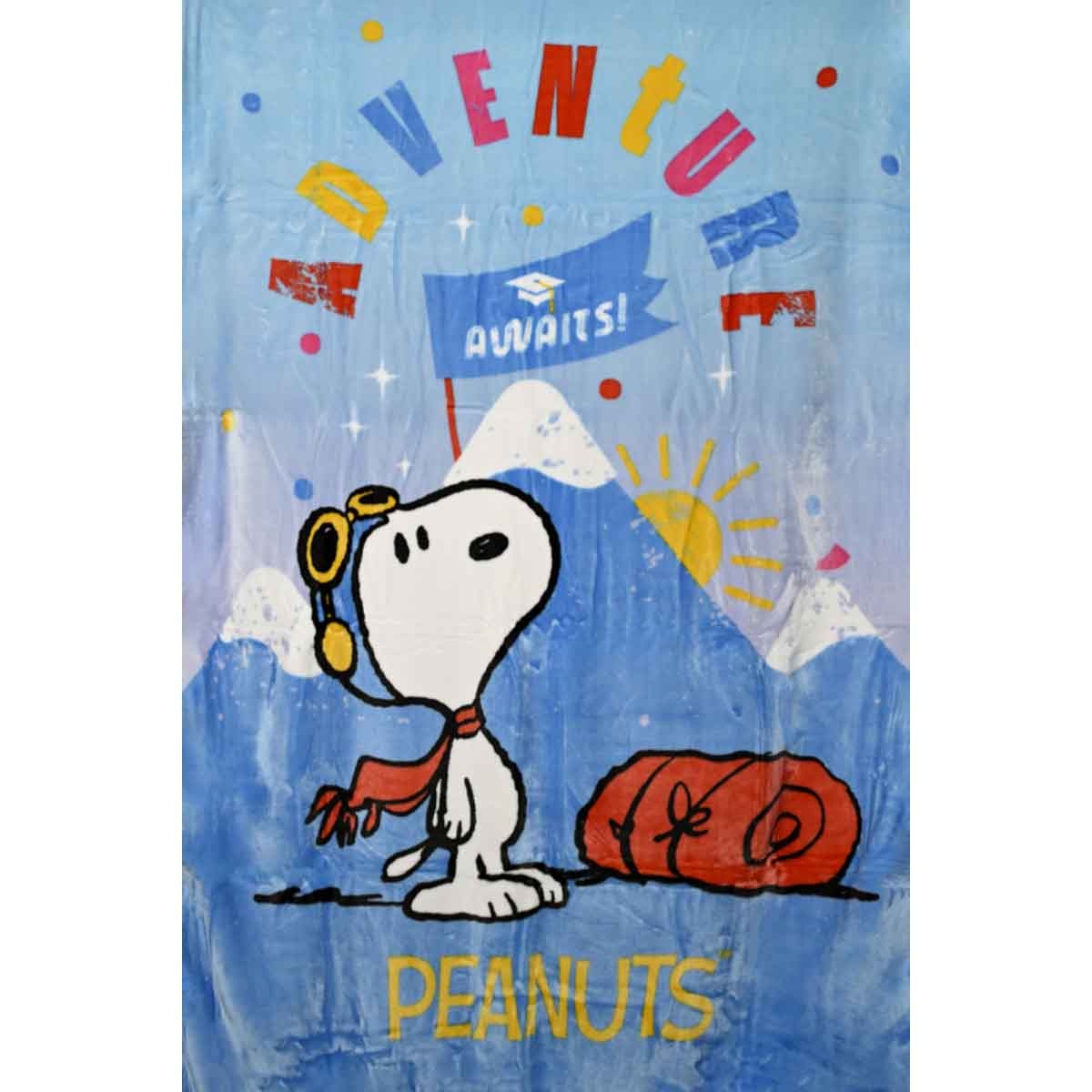 بيناتس بطانية راشيل باللون الأزرق مصنوعة من %100 بوليستر