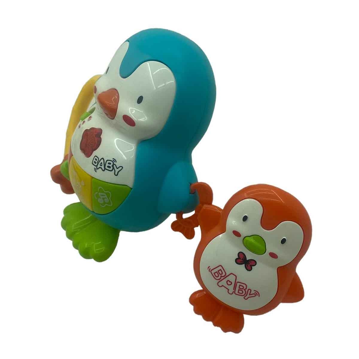 تشيمستار دف بطريق مع صوت وضوء للأطفال من عمر 0-2 سنوات