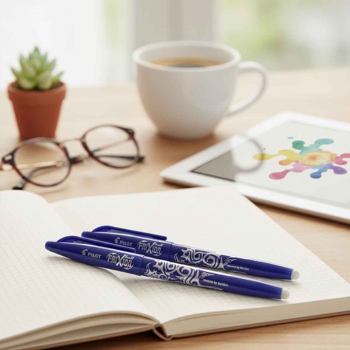 بايلوت مجموعة أقلام قابلة للمسح فريكسون 0.7 مم عدد 2 باللون الأزرق