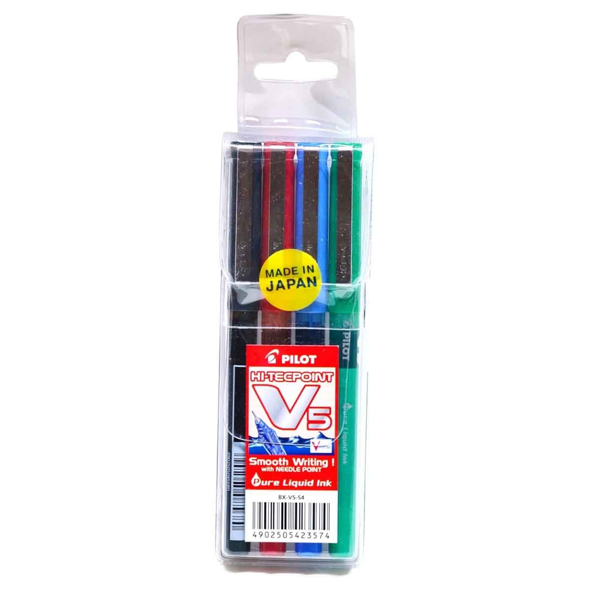 بايلوت مجموعة أقلام هاي تيك بوينت V5 عدد 4