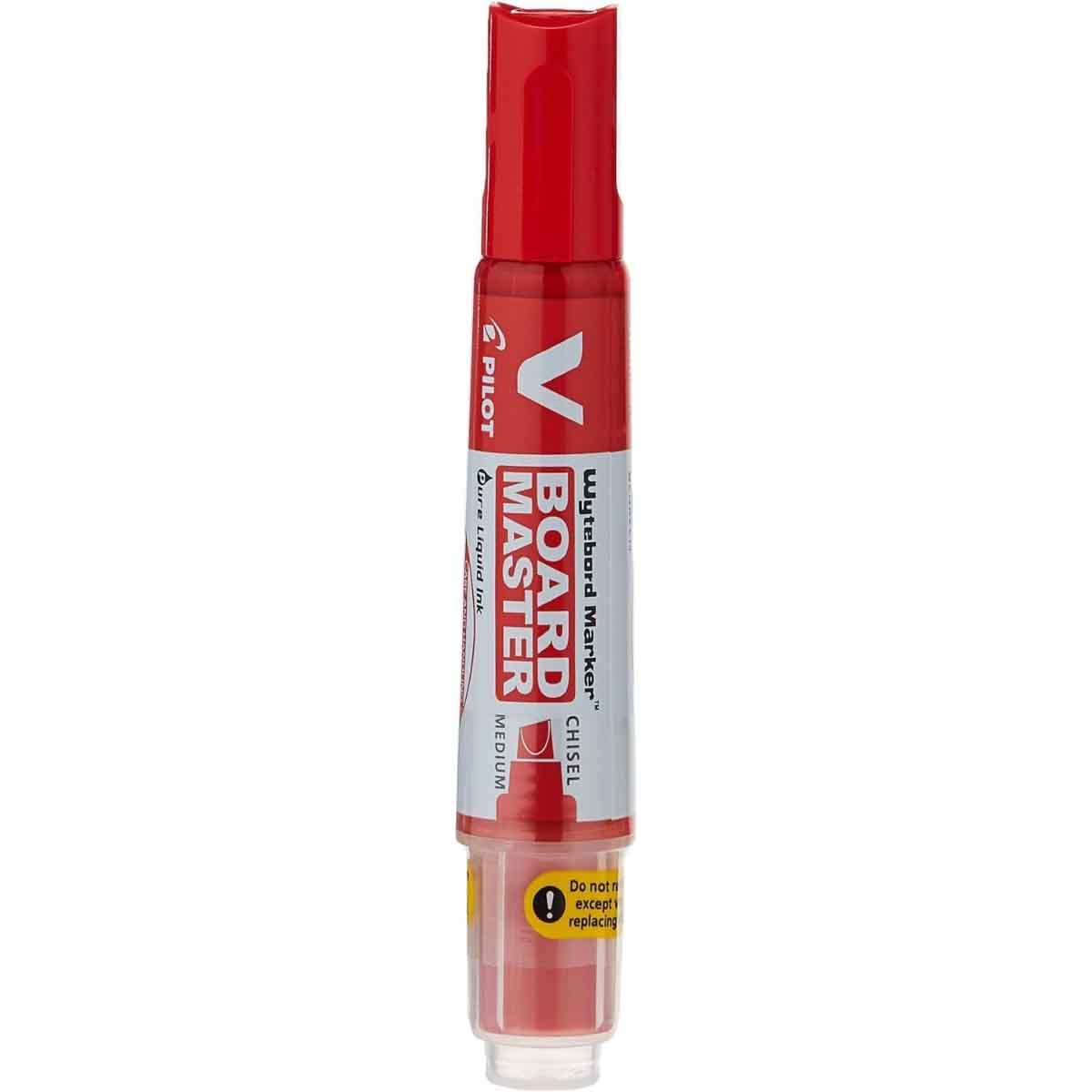 بايلوت مجموعة ماركر سبورة بيضاء V برود ماستر عدد 4