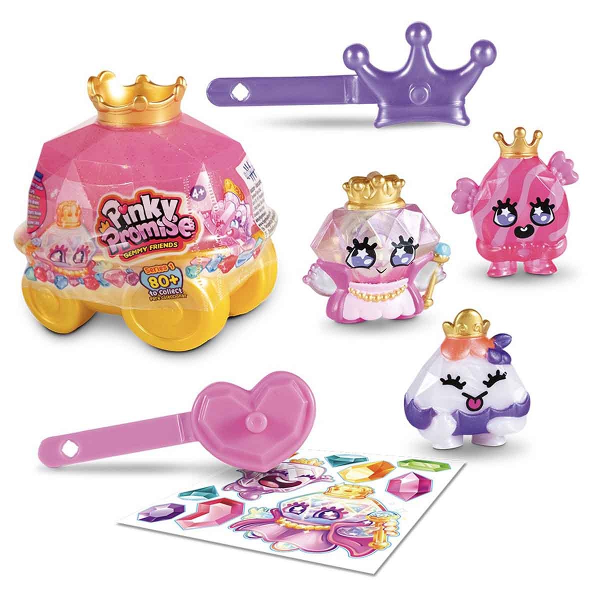 بينكي بروميس شخصيات جيمي فريندز المفاجئة بعربة ملكية للبنات، عمر 5-7 سنوات