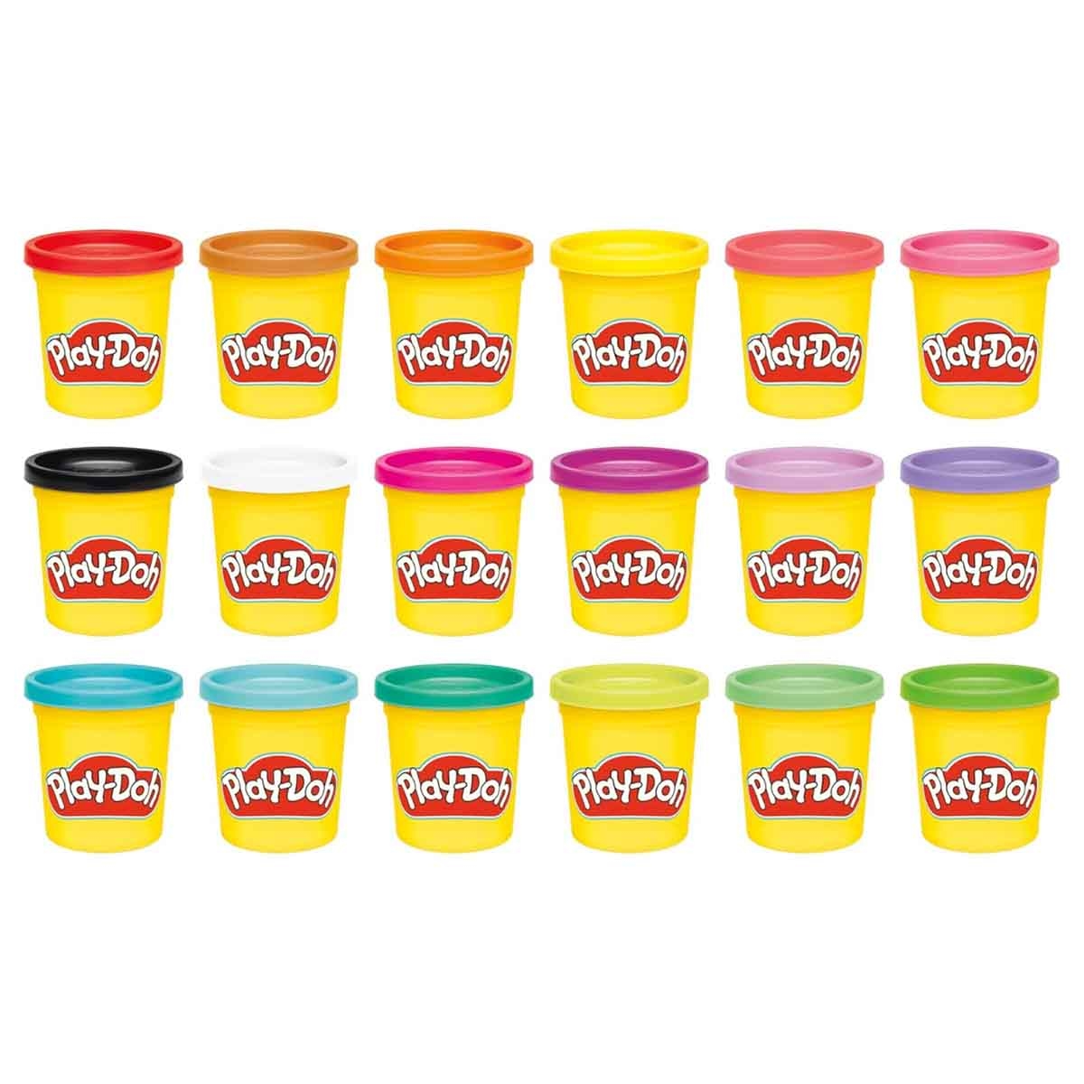 بلاي دو مجموعة لعب صلصال فانتسي، للجنسين، 3-4 سنوات، مجموعة 18