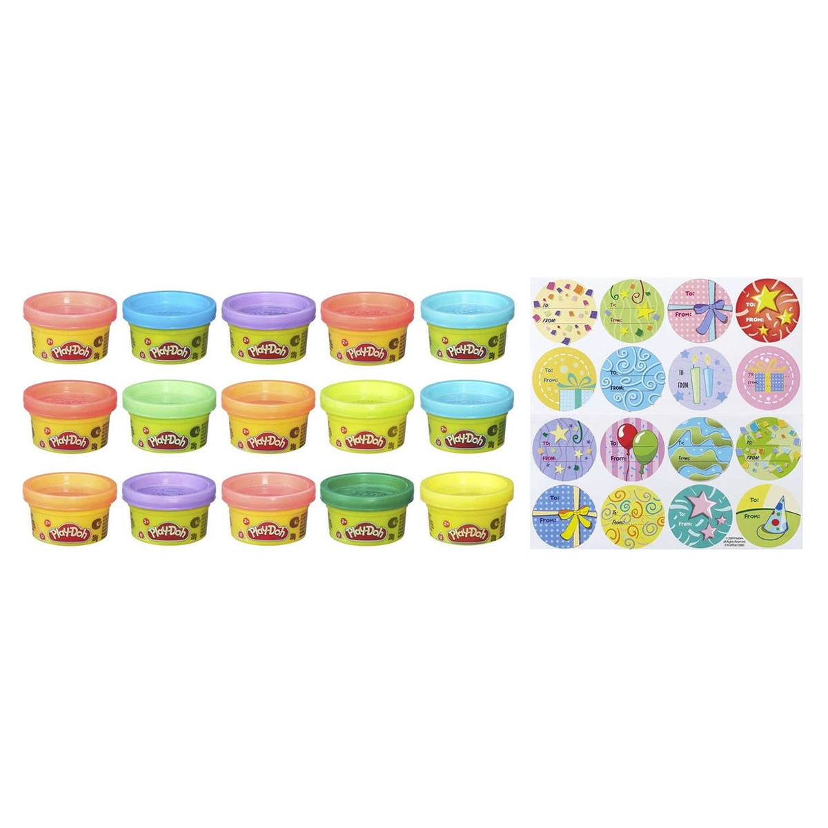 بلاي-دو مجموعة حفلات من صلصال التشكيل للجنسين، 3-4 سنوات، عدد 15