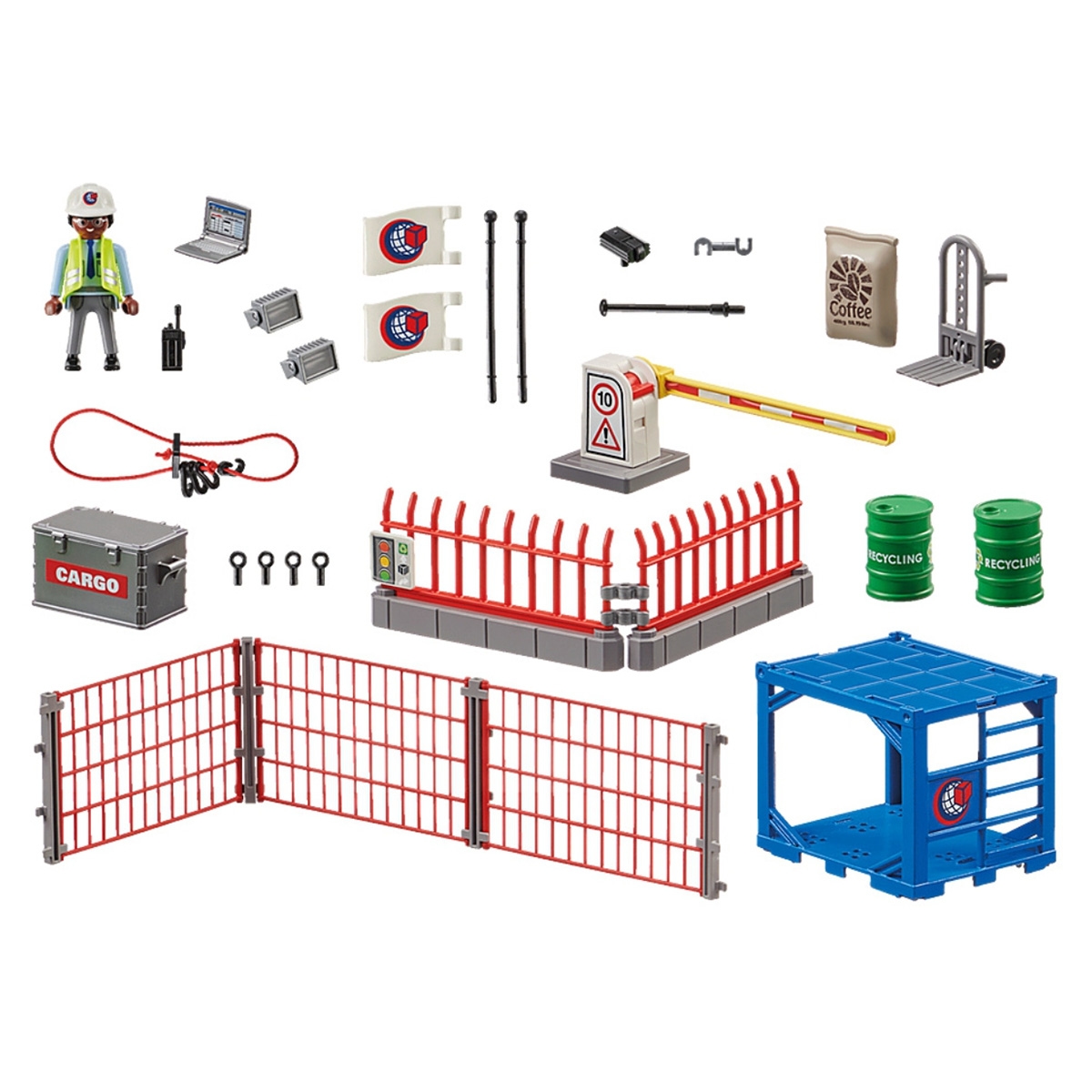 بلاي موبيل سيتي أكشن مستودع الشحن للجنسين، 5-7 سنوات
