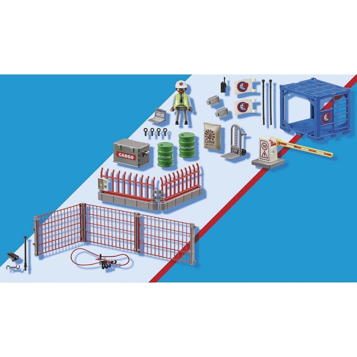 بلاي موبيل سيتي أكشن مستودع الشحن للجنسين، 5-7 سنوات