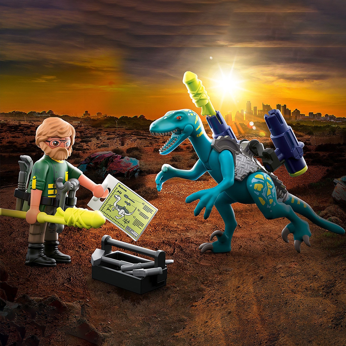 بلاي موبيل داينو رايز دينونيكوس: جاهز للمعركة للجنسين، 5-7 سنوات