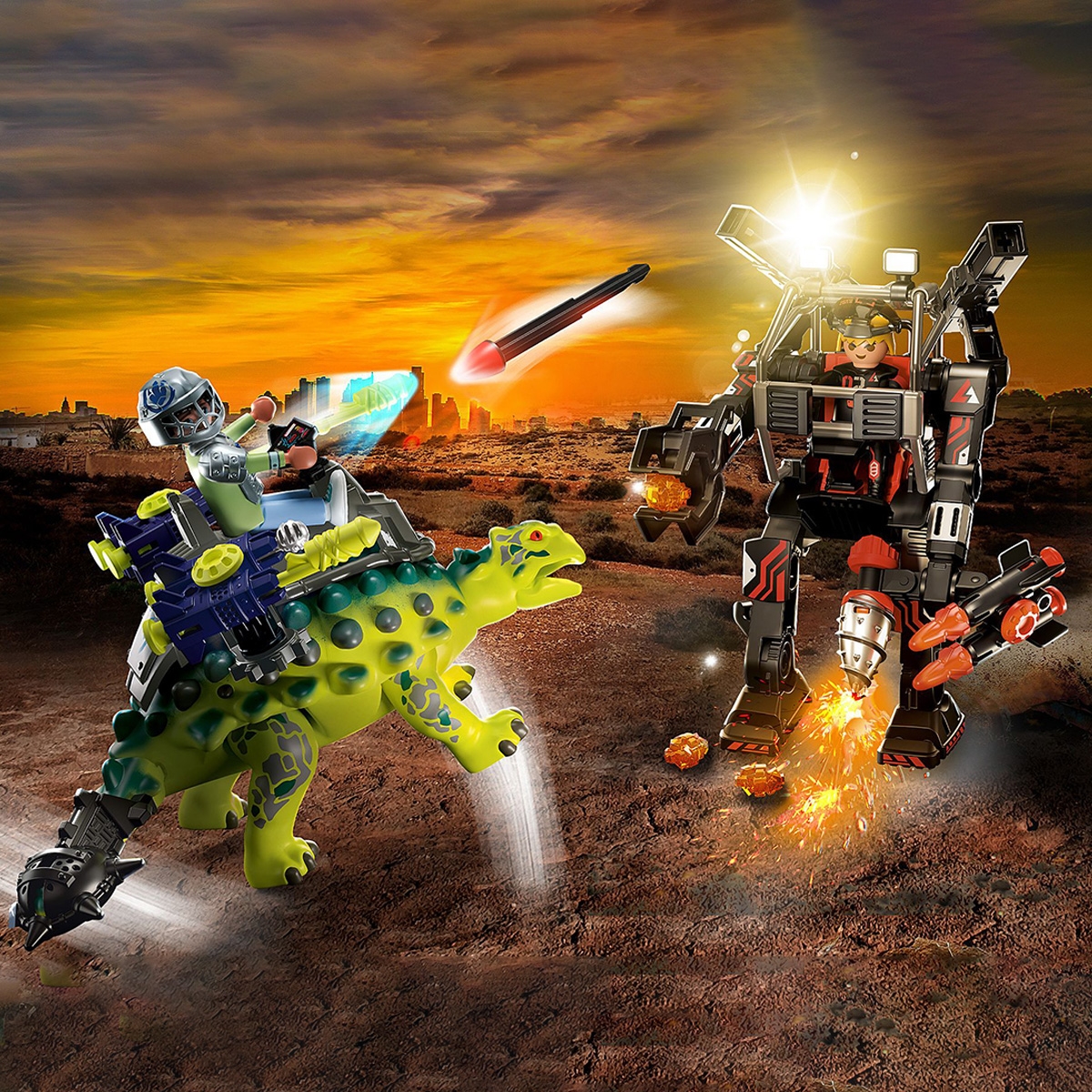 بلاي موبيل داينو رايز سايشانيا: غزو الروبوت للجنسين، 5-7 سنوات