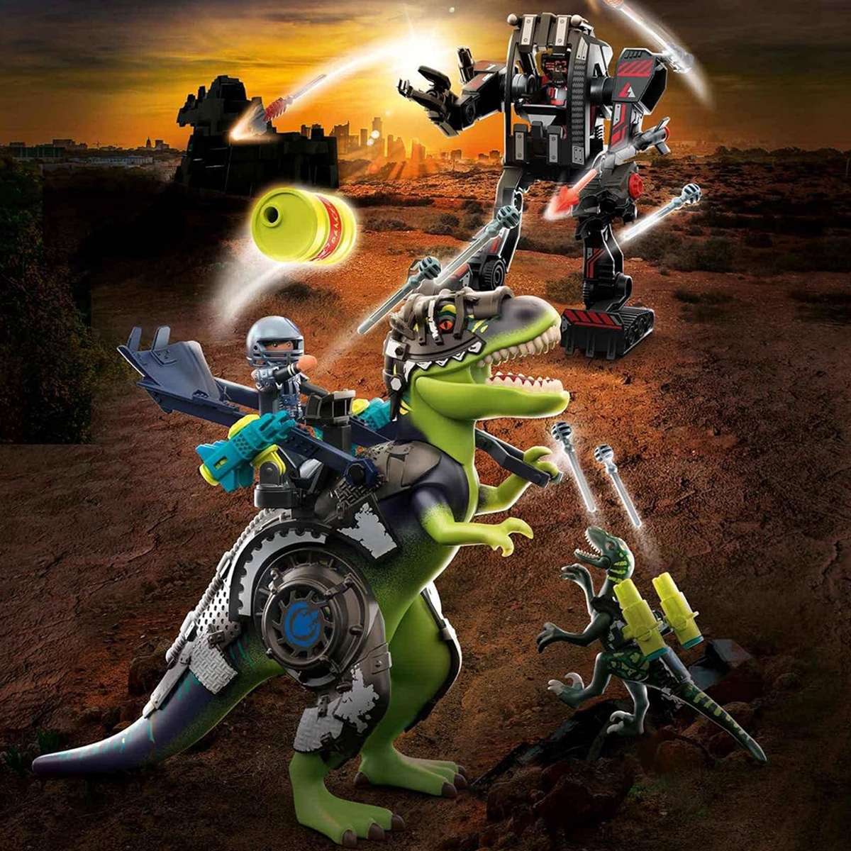 بلاي موبيل داينو رايز تي-ريكس: معركة العمالقة للجنسين، 5-7 سنوات