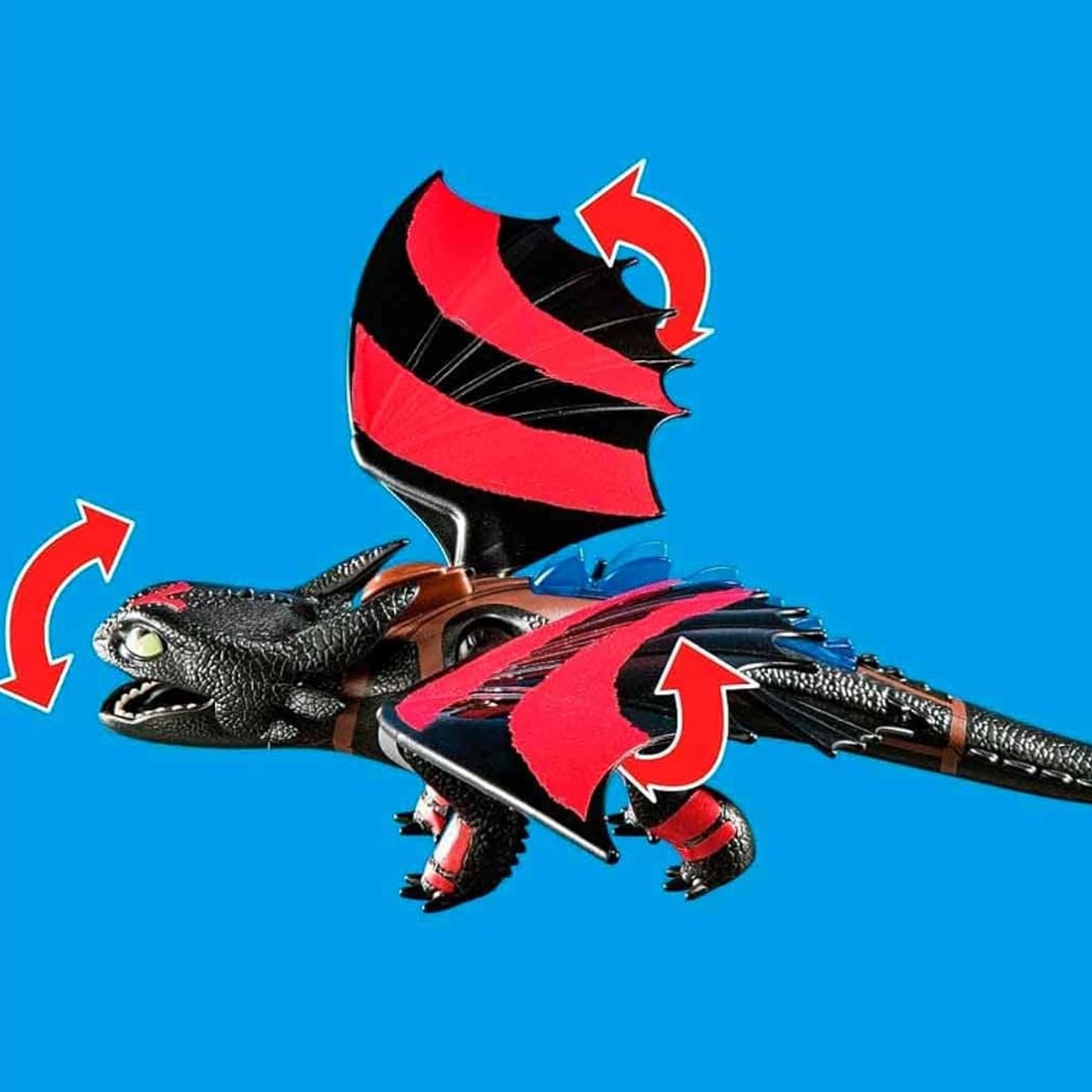 طقم ألعاب بلاي موبيل دريم ووركس دراغون ريسينغ هيكس وتوثليس للجنسين، 5-7 سنوات