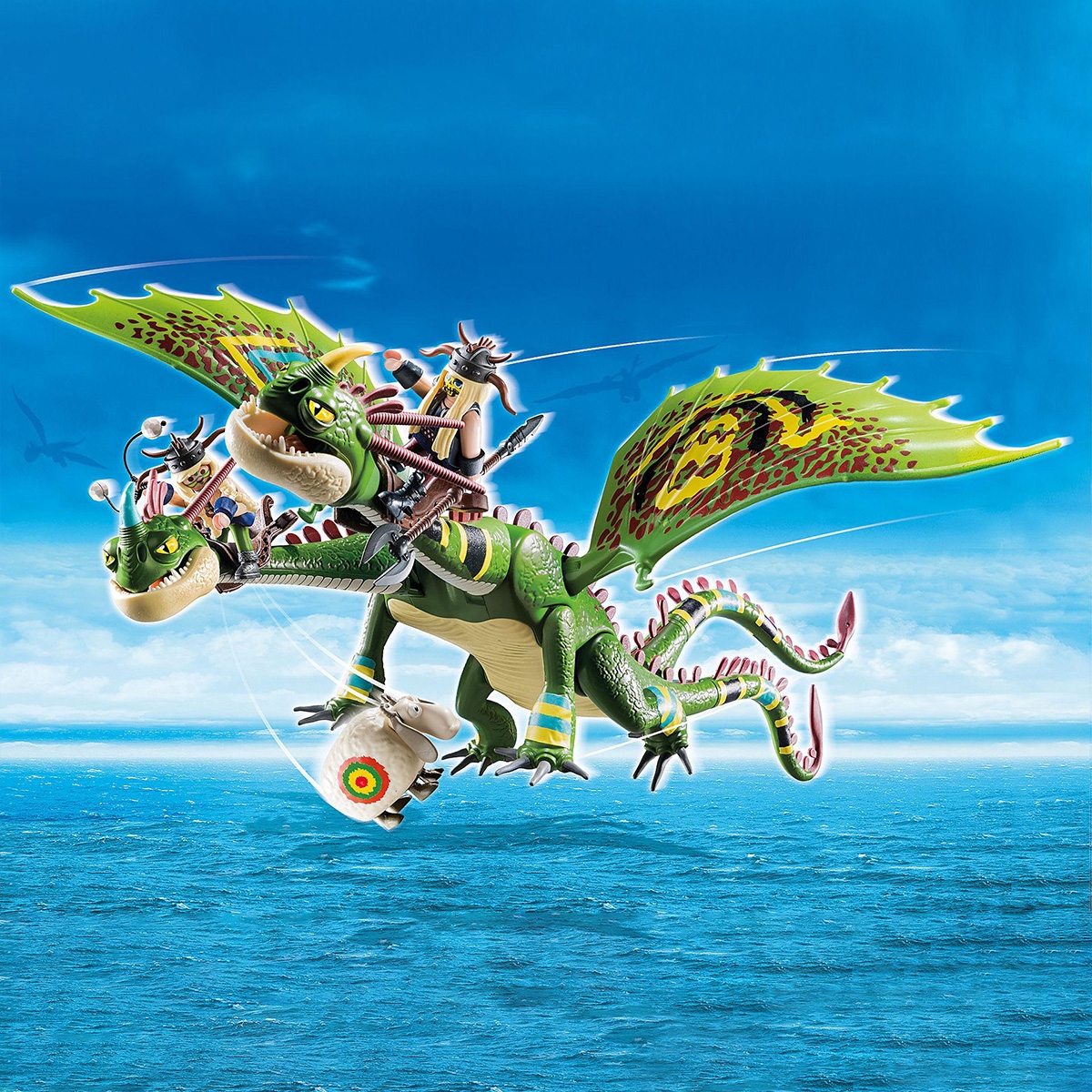 بلاي موبيل دريم ووركس سباق التنانين رافنَت وتافنَت مع بارف وبلش للجنسين، 5-7 سنوات