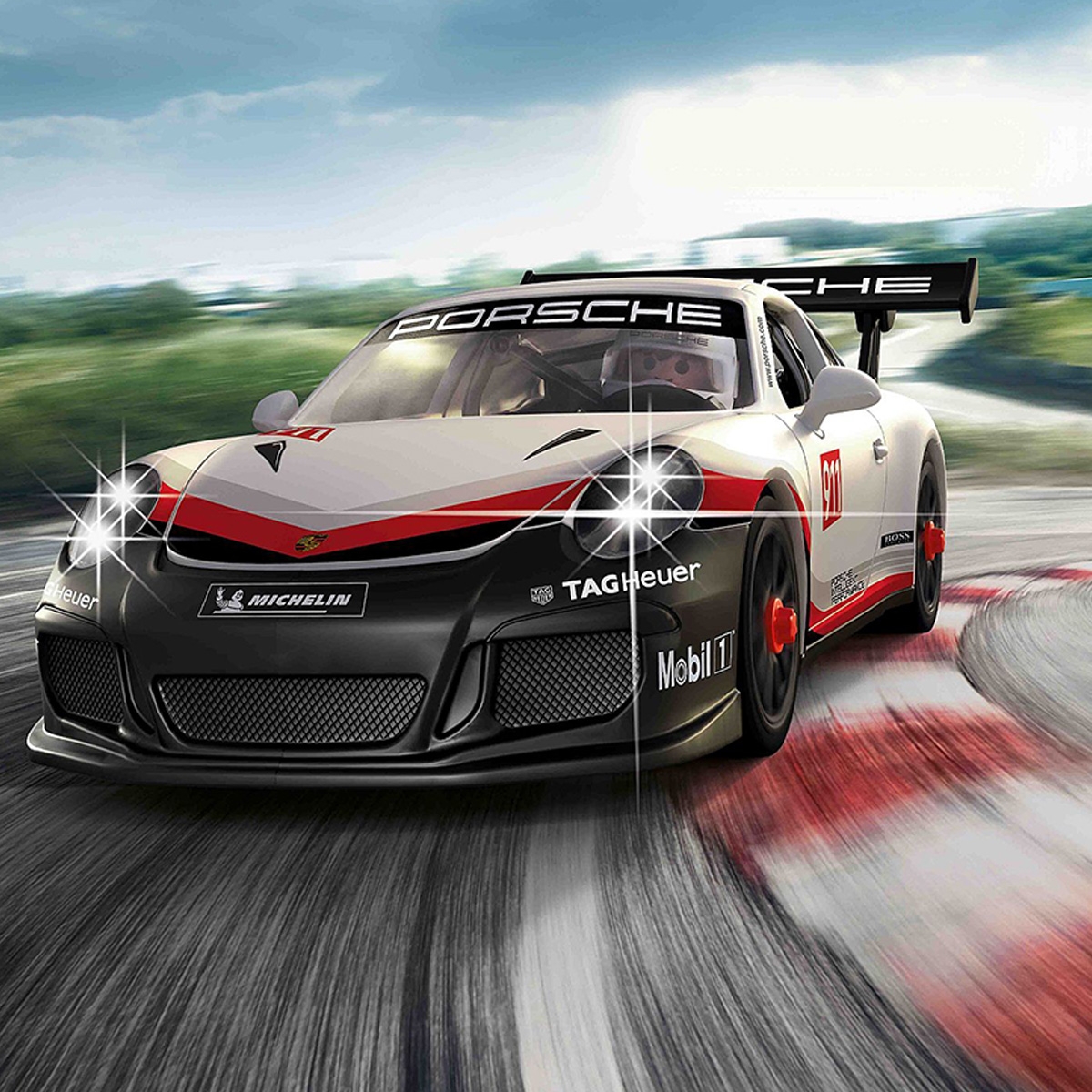 بلاي موبيل بورشه 911 جي تي 3 كوب للجنسين، 5-7 سنوات