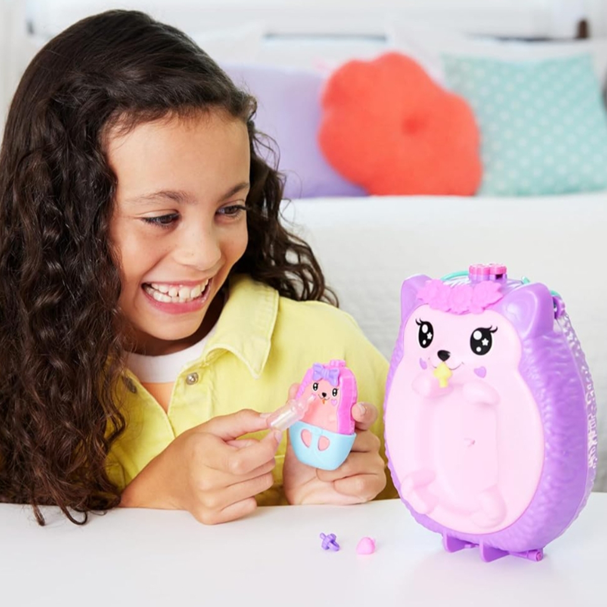 بولي بوكيت مجموعة لعب القنفذ الأم والطفل للبنات، 5-7 سنوات