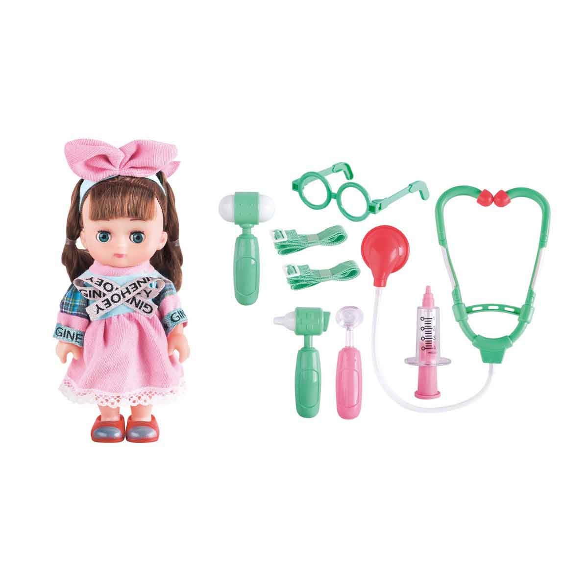 باور جوي 7.5 انش بيبي كايلا مجموعة دمى مع حقيبة ظهر متنوعة للبنات، عمر 3-4 سنوات