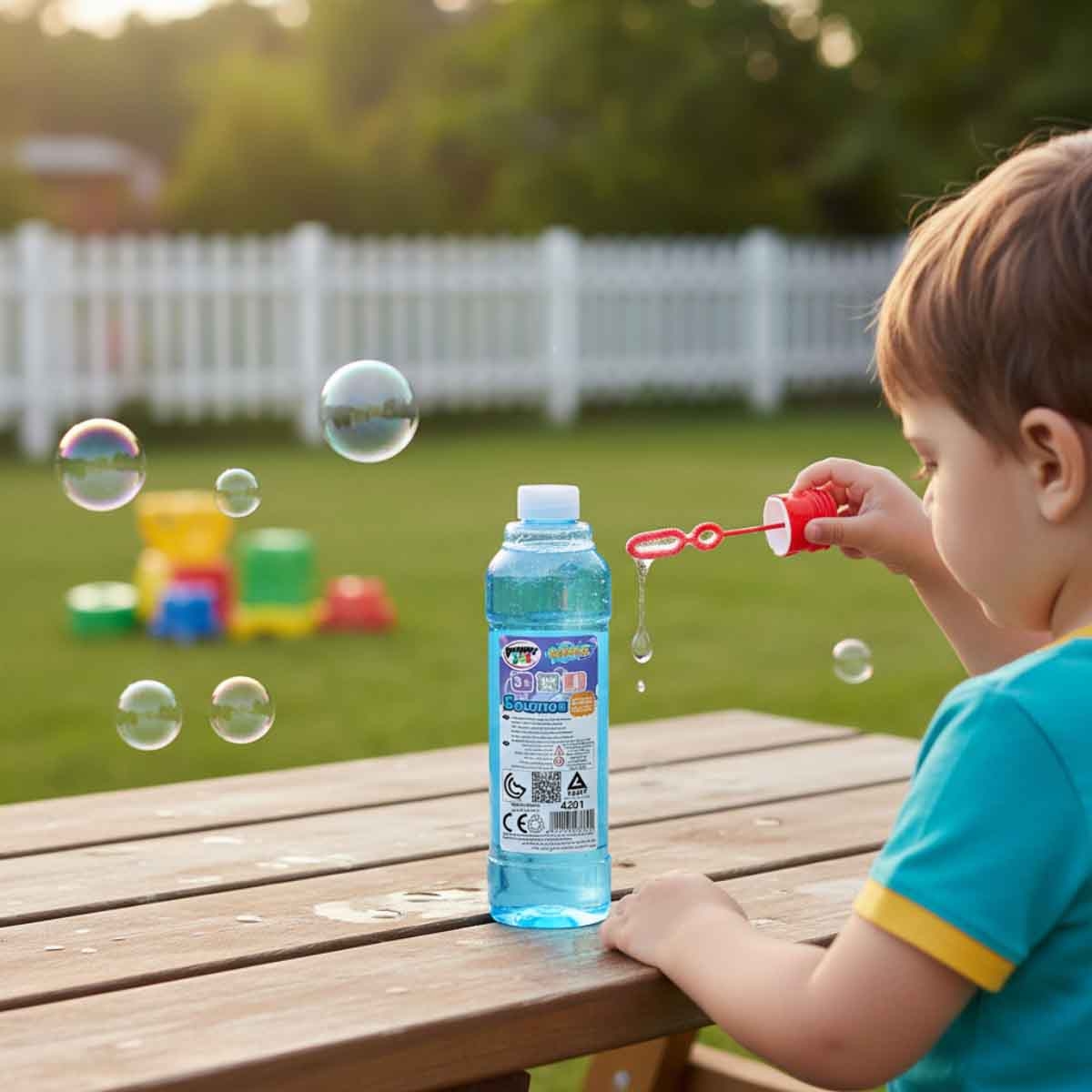 باور جوي زجاجة محلول فقاعات 500 مل للأطفال للجنسين، 3-4 سنوات