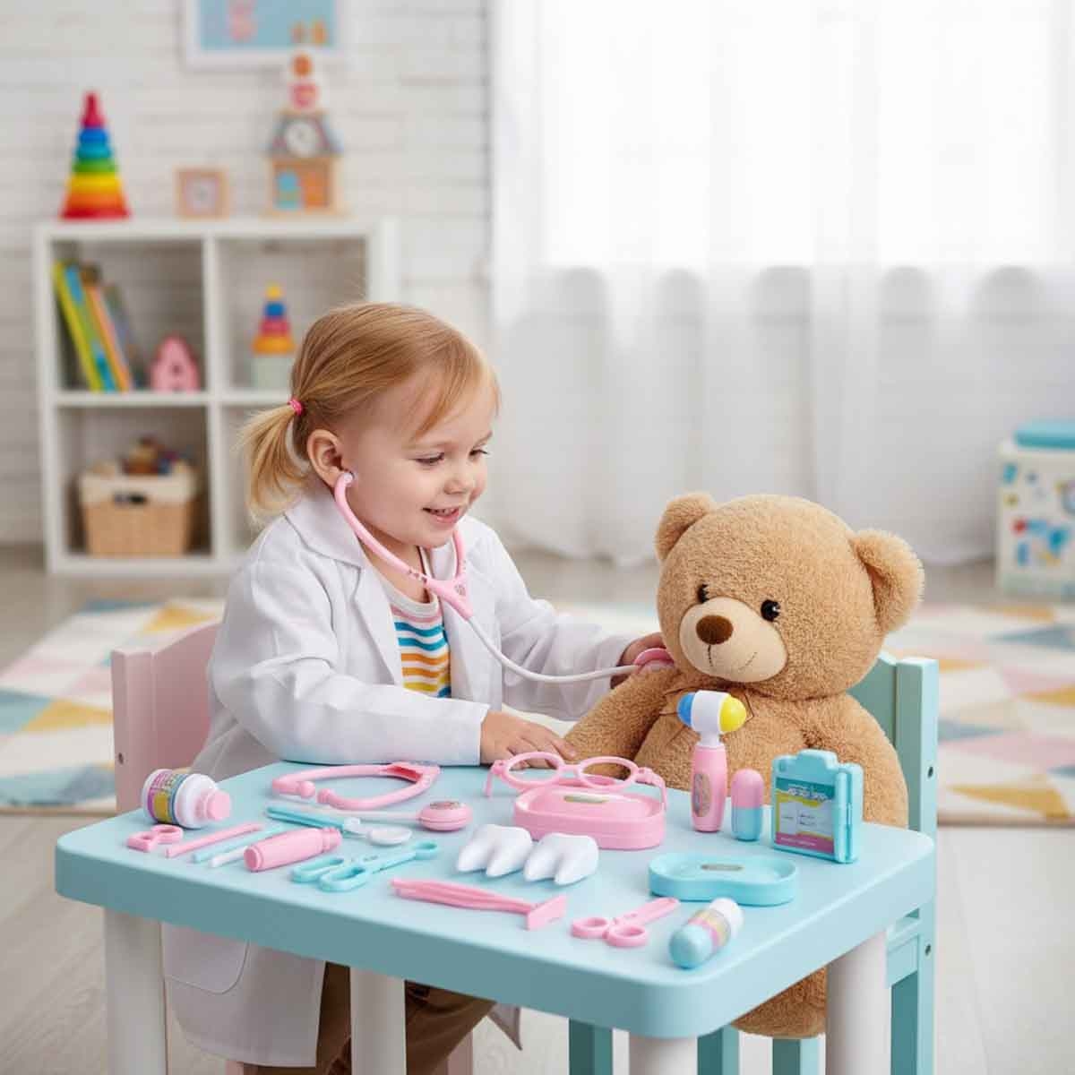 باور جوي مجموعة طبيب متنوعة قيمة سوبر للأطفال للجنسين، 3-4 سنوات