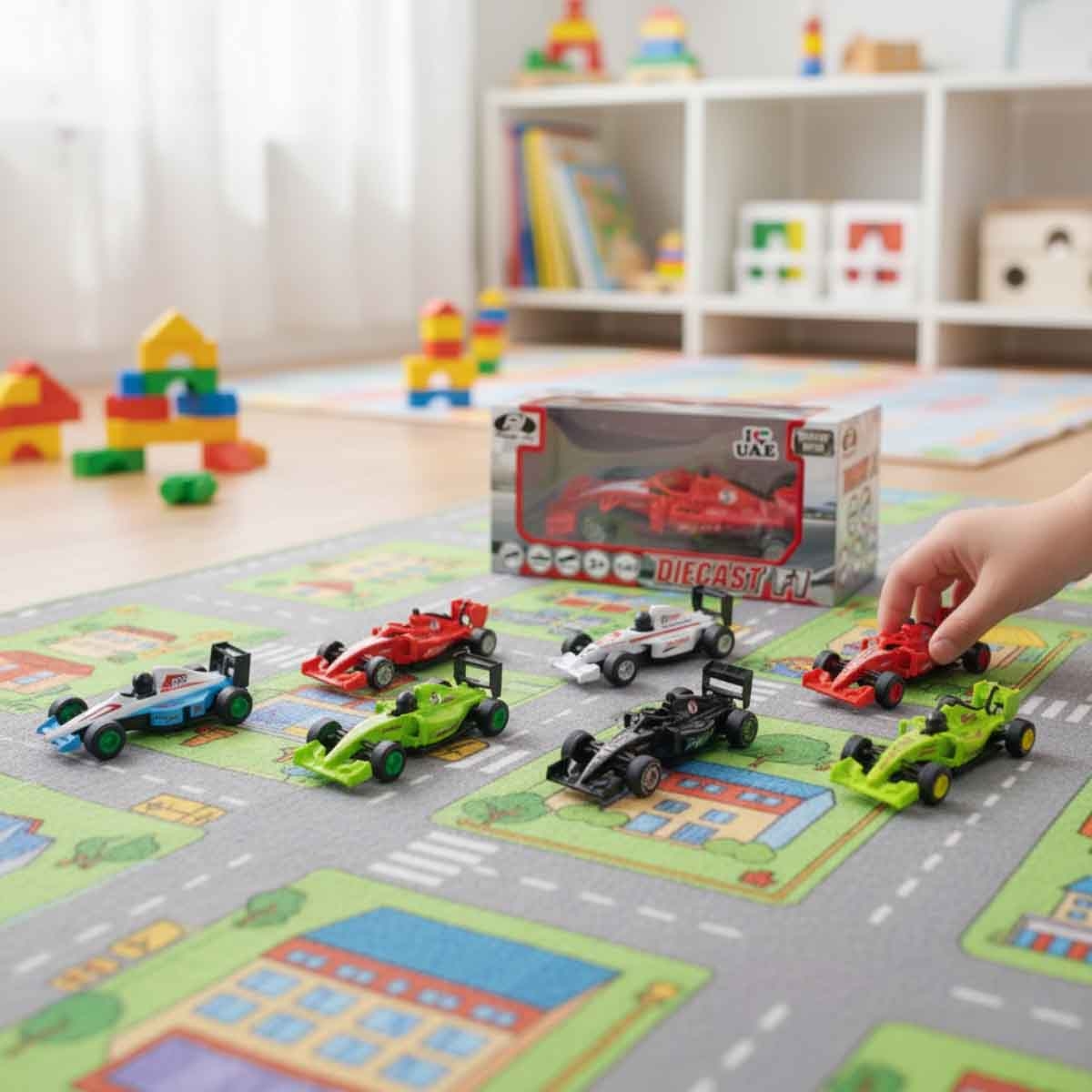 باور جوي سيارة فورمولا 1 معدنية فـروم فـروم مقياس 1:43 متنوعة للأطفال للجنسين، 3-4 سنوات