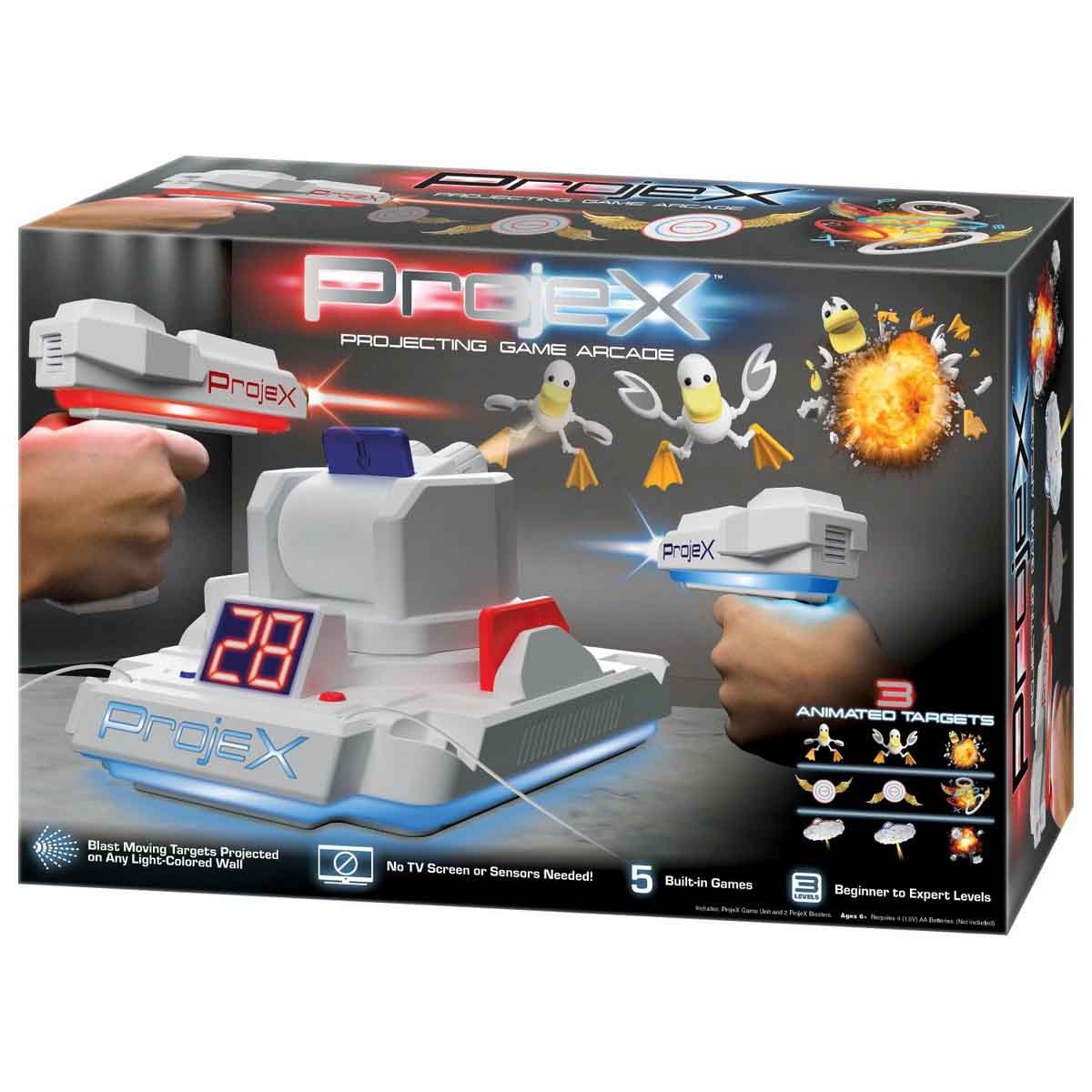 ليزر إكس لعبة أركيد بروجيكس بإسقاط رسوم متحركة للجنسين من عمر 5-7 سنوات