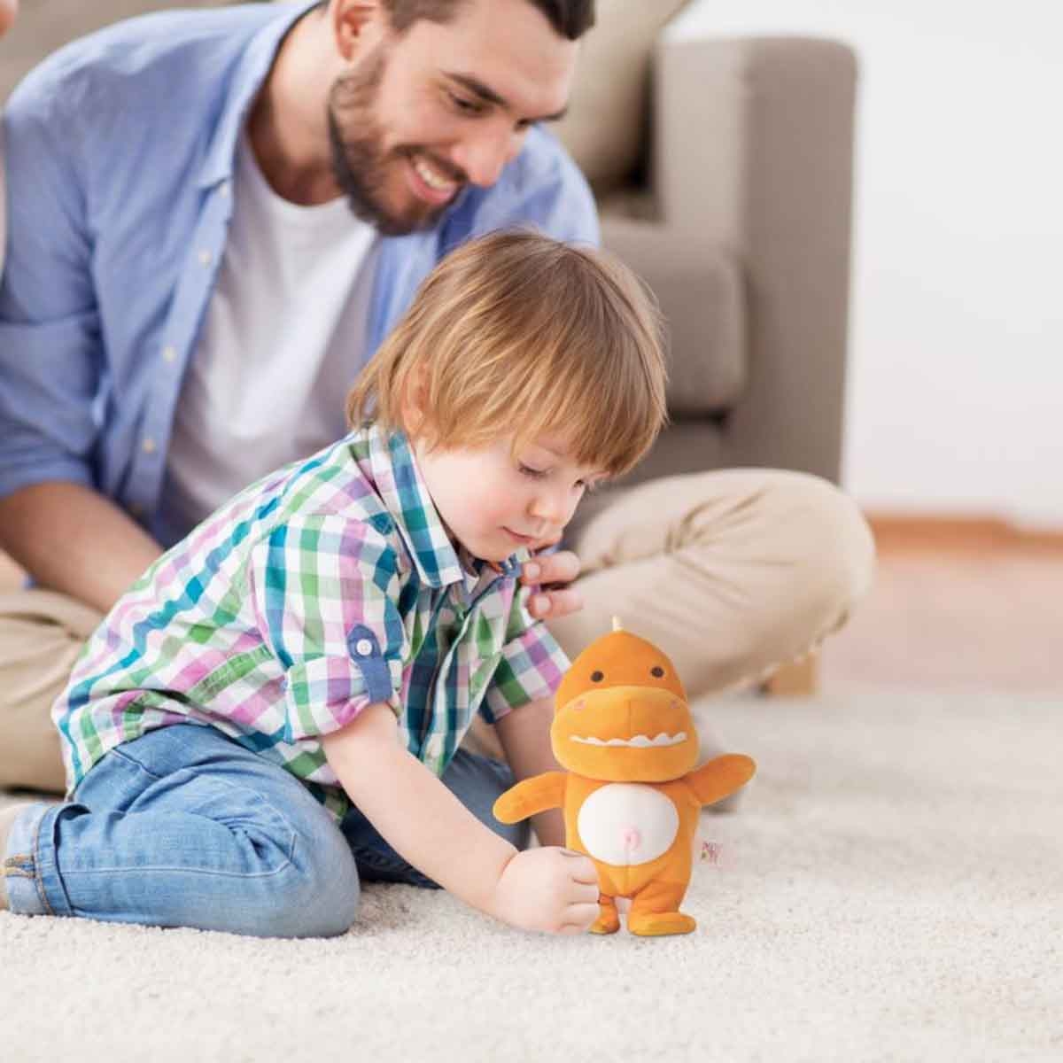 باغز آت بلاي لعبة ريكس 9 إنش بطارية يمشي ويتكلم للجنسين، 3-4 سنوات