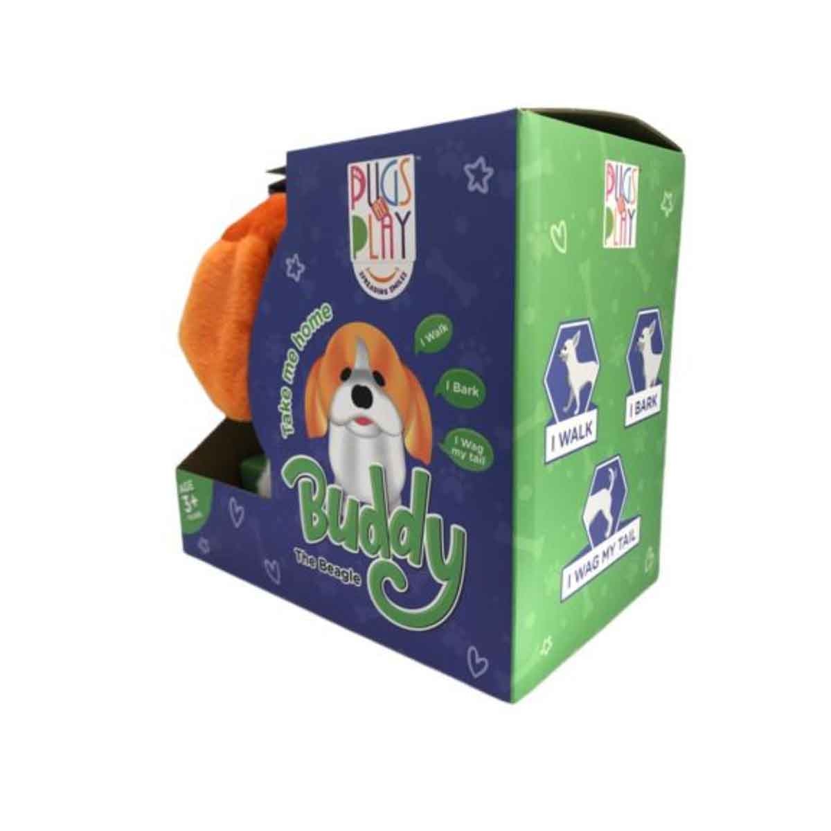 باغز آت بلاي لعبة بَدي 6.5 إنش بطارية يمشي للجنسين، 3-4 سنوات