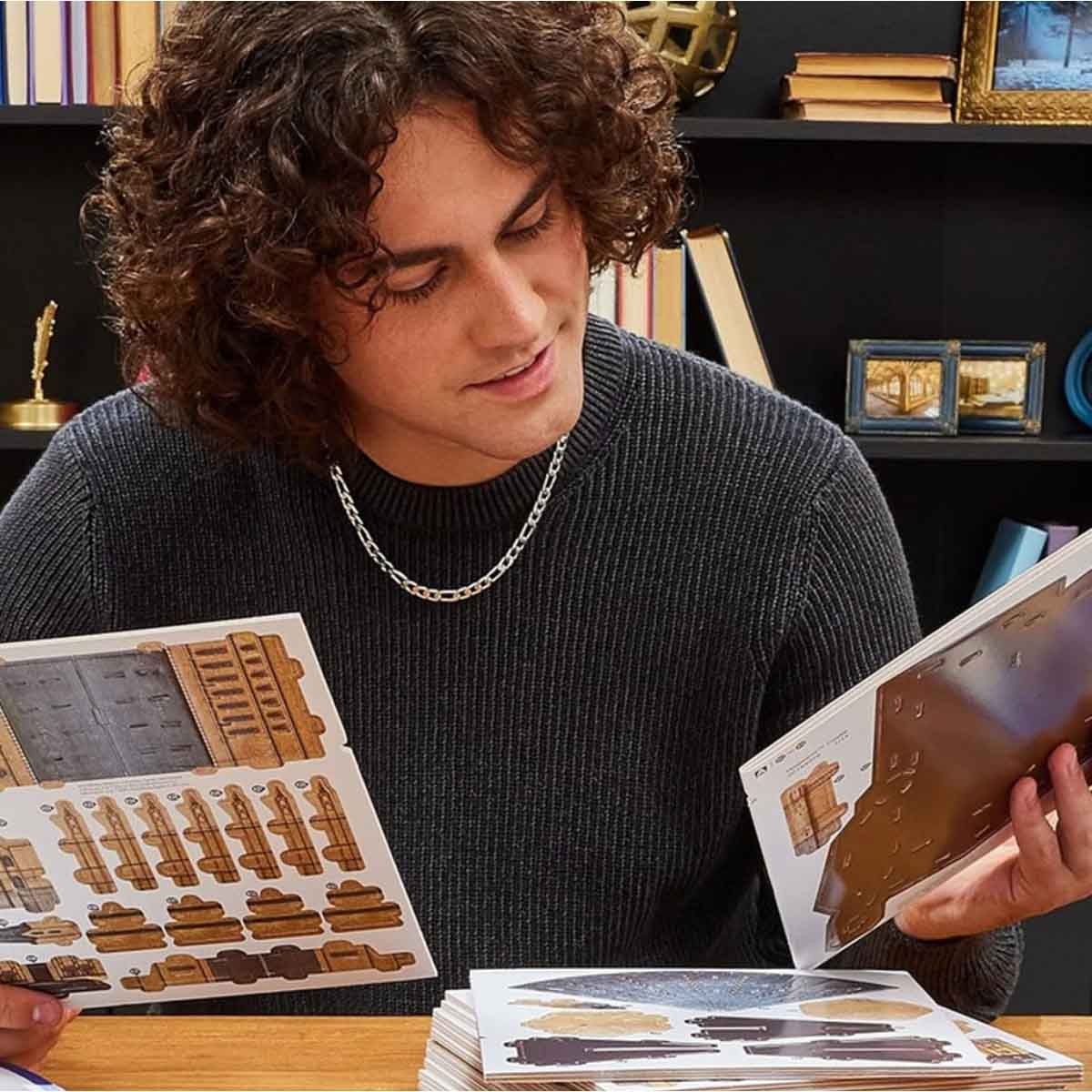 رافنسبورجر مجموعة أحجية الجزيرة وأفق المدينة مع هيكس باج نانو نيترو وأحجية فور دي بيلد، للجنسين، 13+ سنة