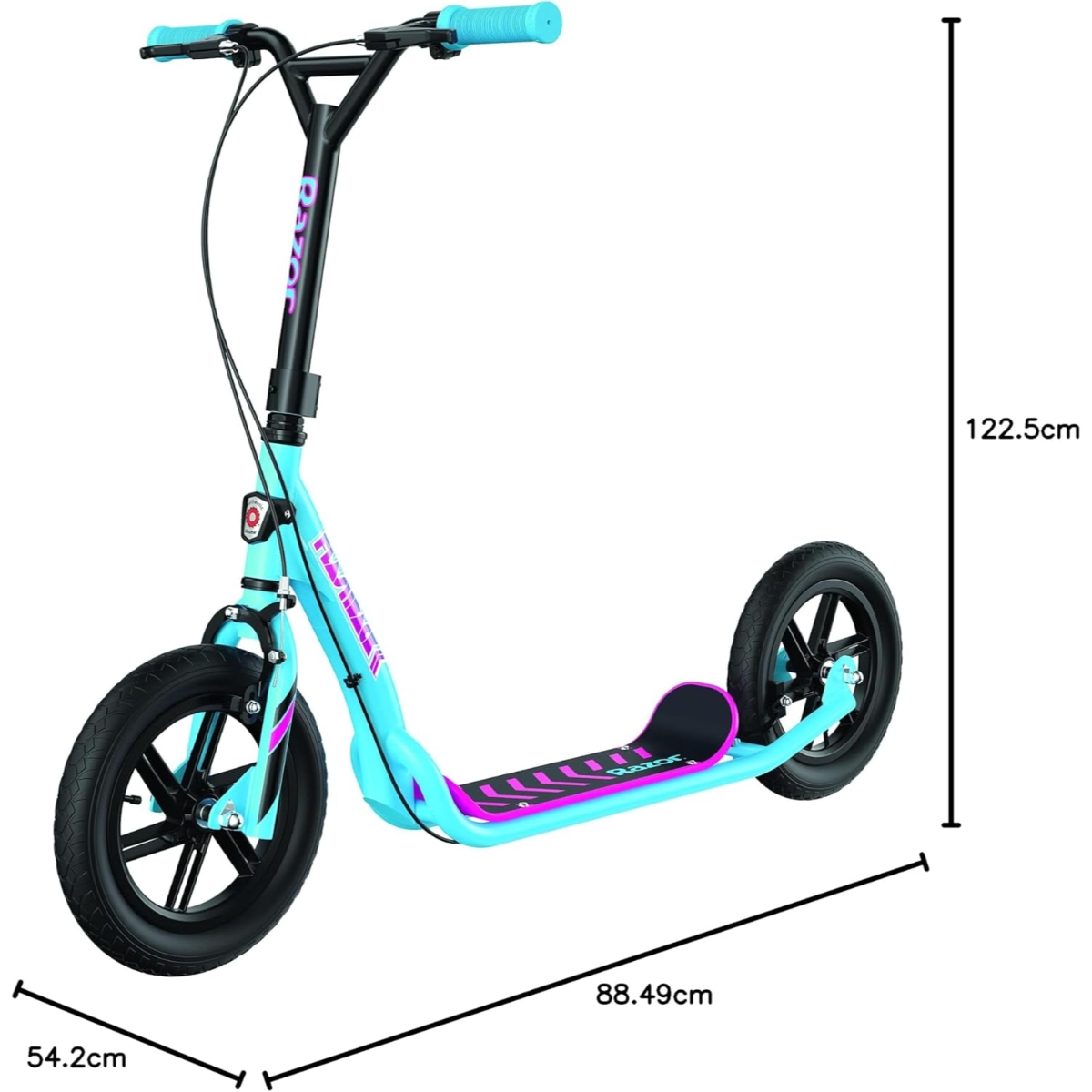 ريزر سكوتر فلاشباك أزرق للجنسين، 8-10 سنوات