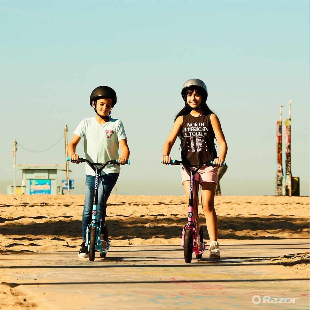 ريزر سكوتر فلاشباك وردي للجنسين، 8-10 سنوات